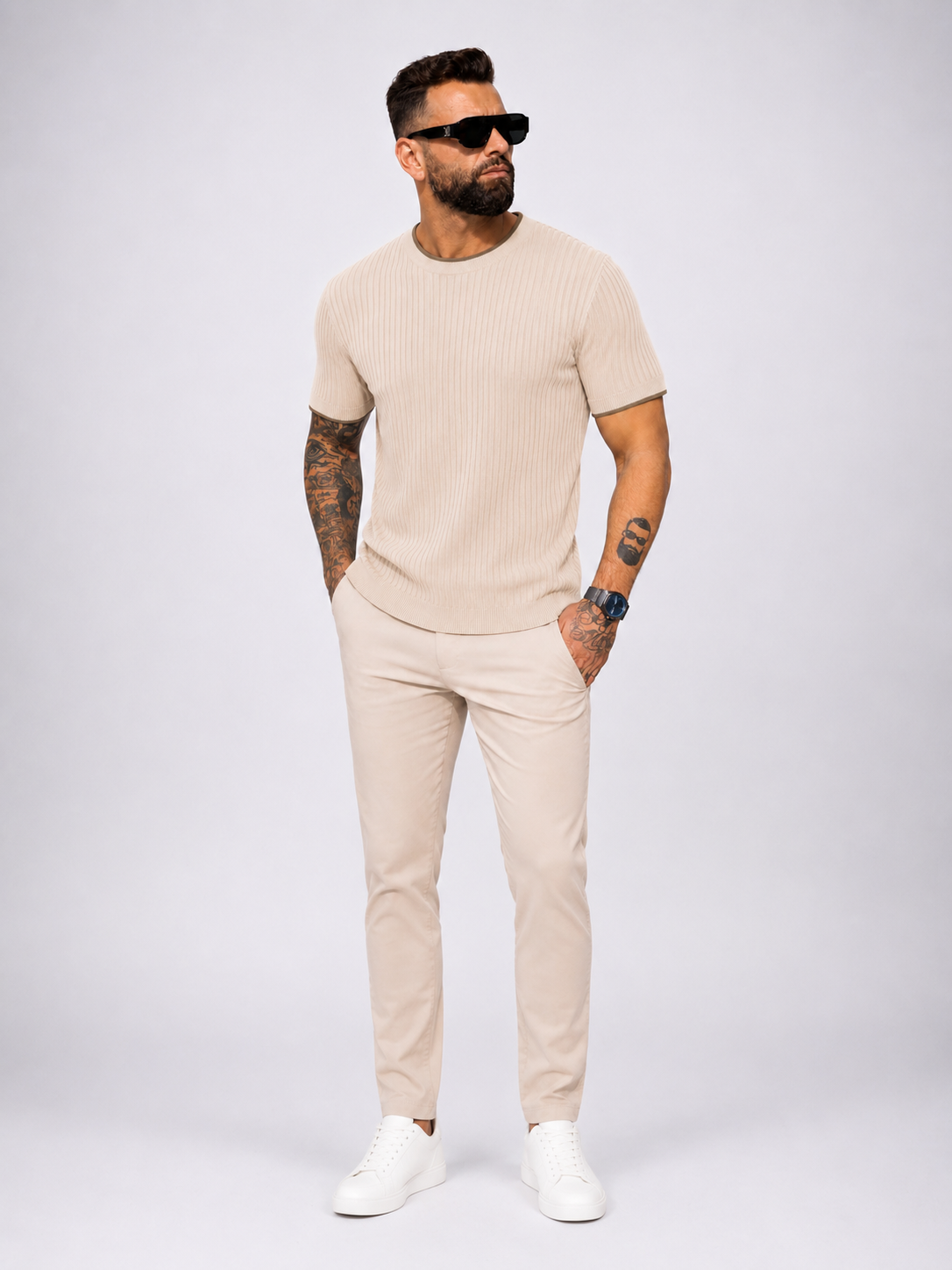 Frankies Essential Tee Beige - Frankie's