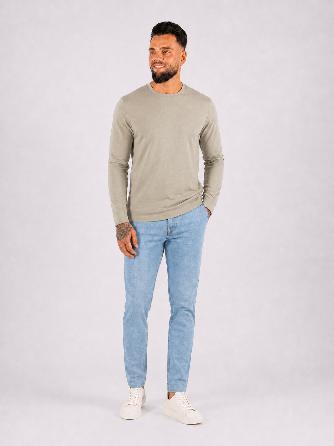 Crewneck Sweatshirt - Green - Frankie's