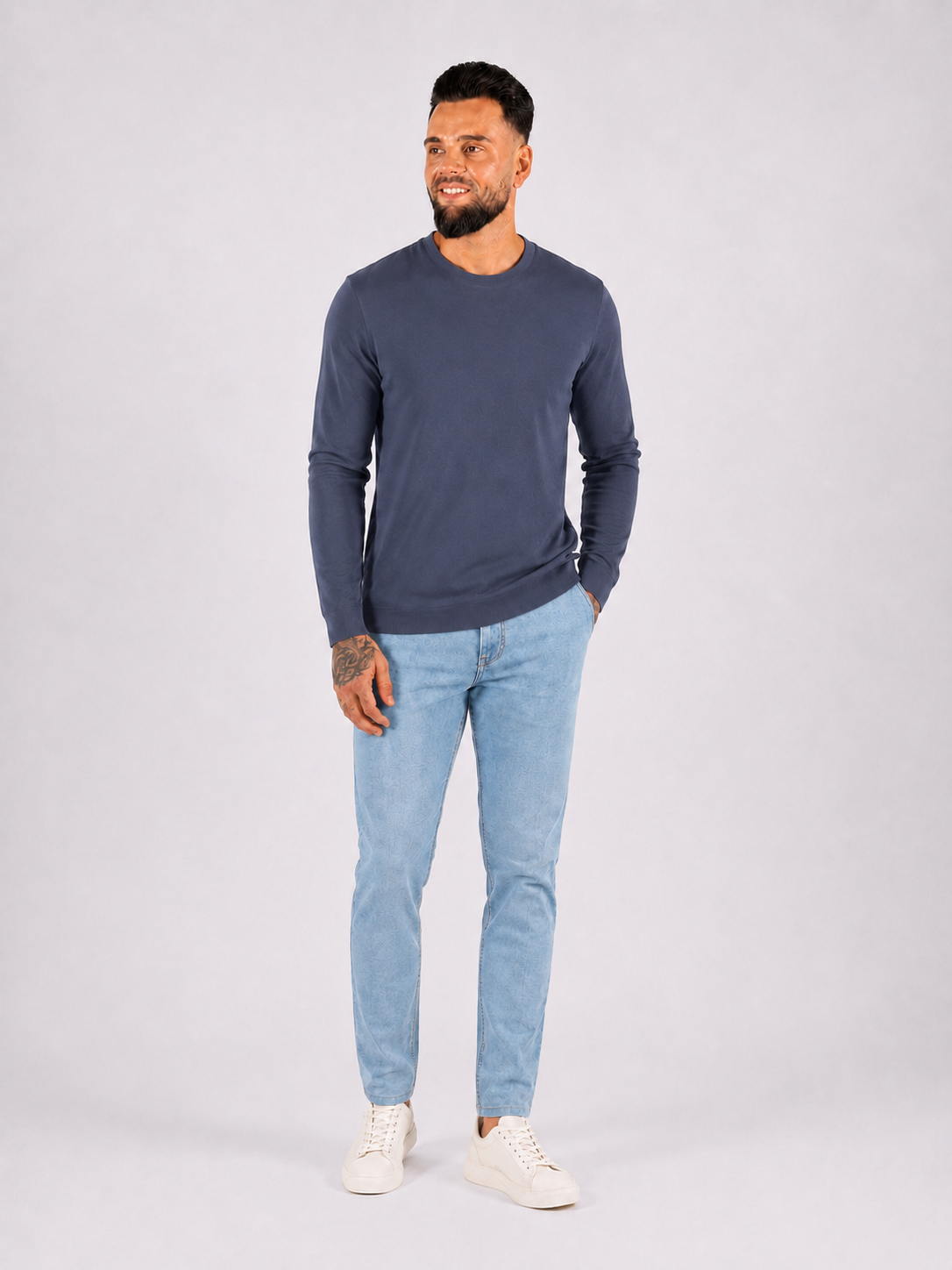 Crewneck Sweatshirt - Navy - Frankie's