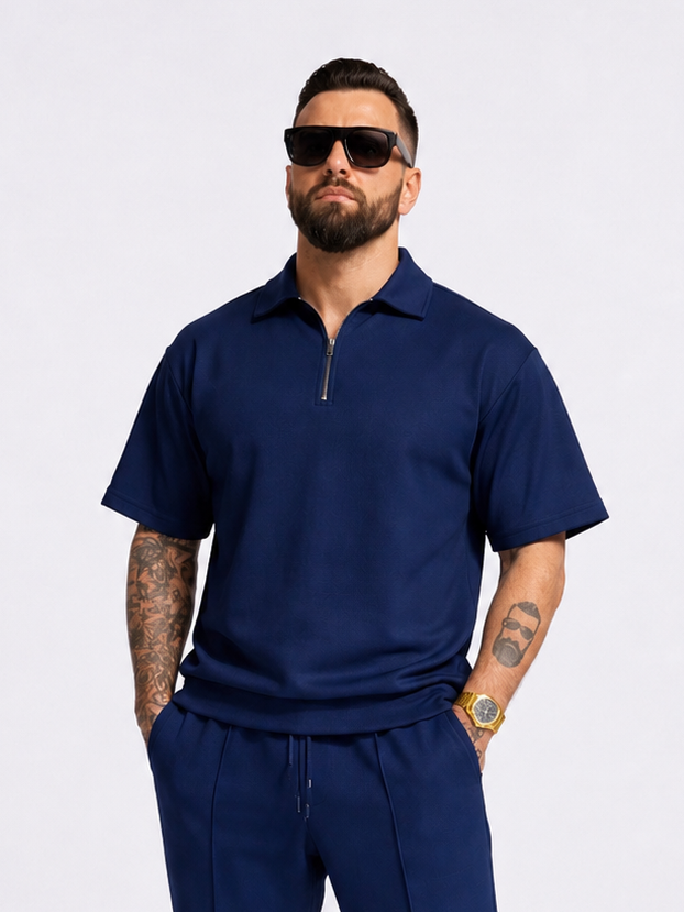 Milano Oversized Set Navy Blue - Frankie's