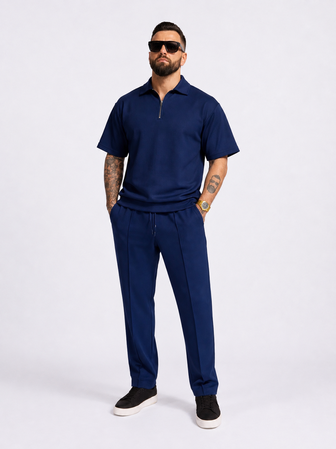 Milano Oversized Set Navy Blue - Frankie's