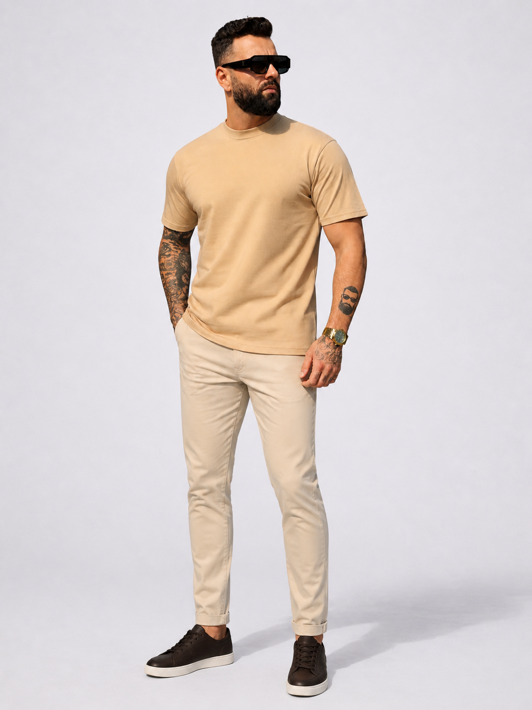 Frankies T-Shirt Camel - Frankie's