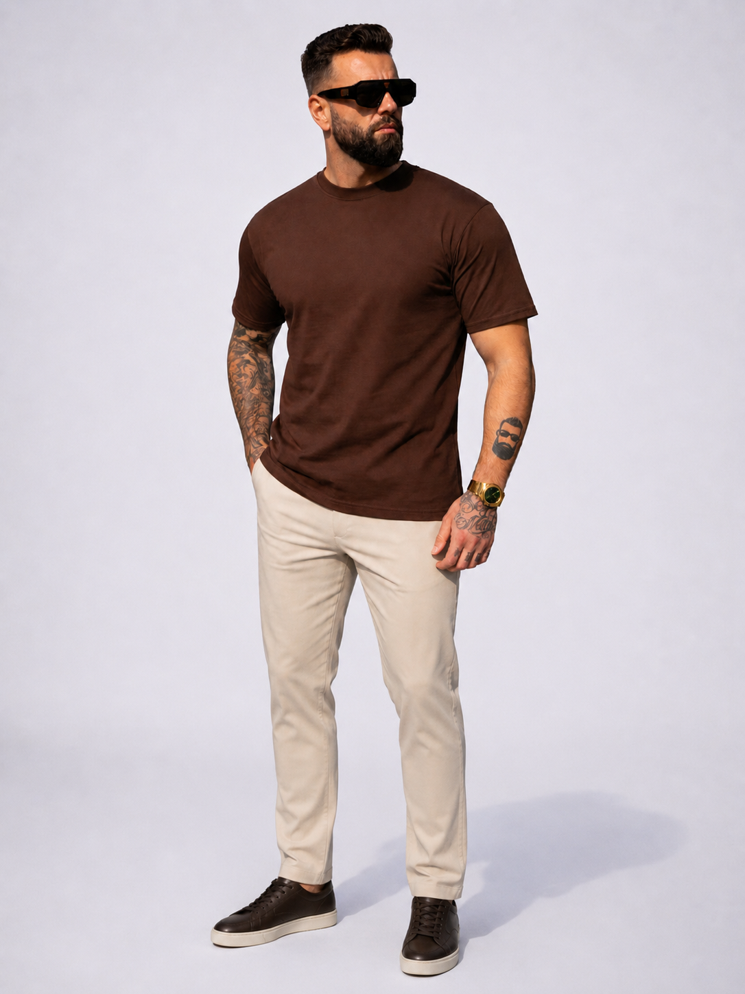 Frankies T-Shirt Brown - Frankie's