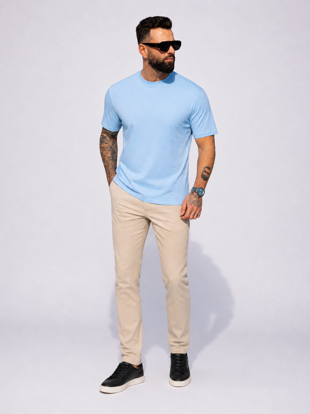 Frankies T-Shirt Light Blue - Frankie's