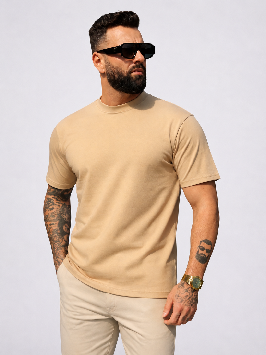 Frankies T-Shirt Camel - Frankie's