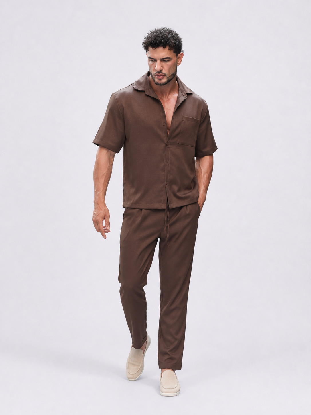 Two Piece Set Cuba Brown - Frankie's