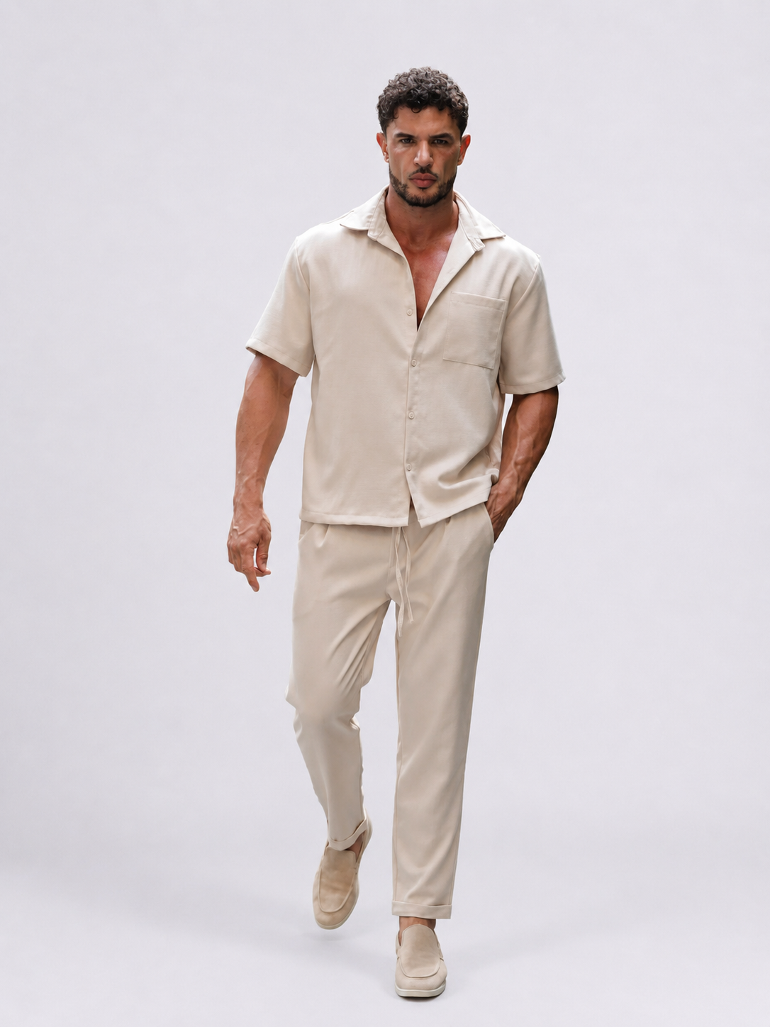 Two Piece Set Cuba Beige - Frankie's