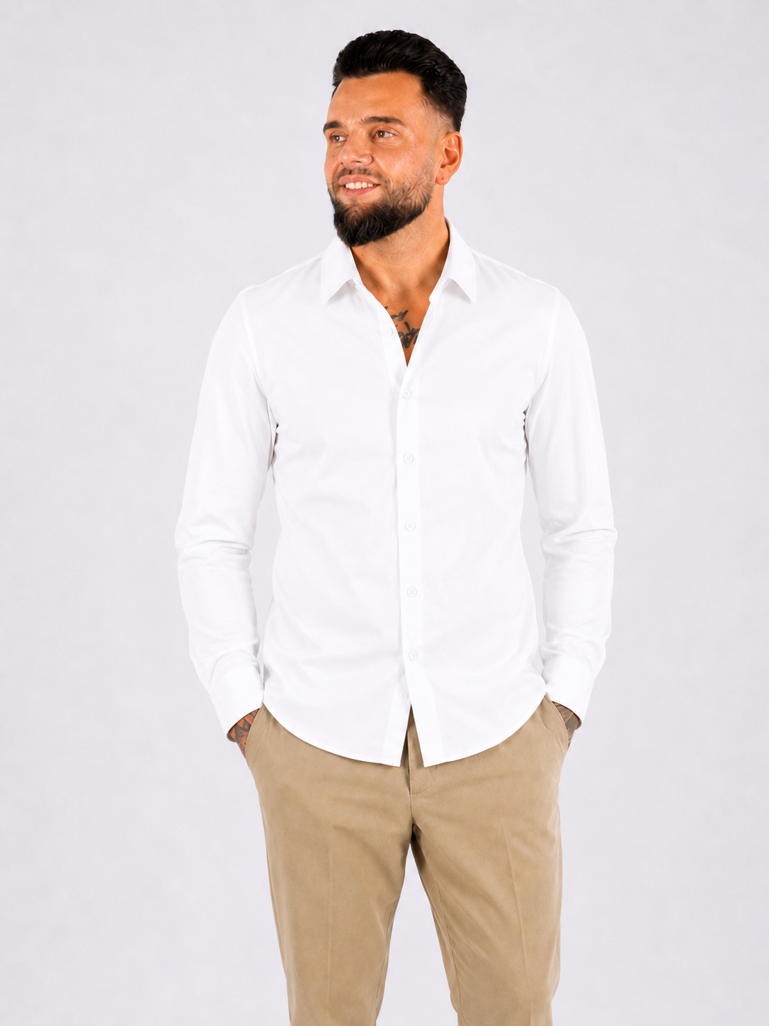 Shirt Elastico white - Frankie's