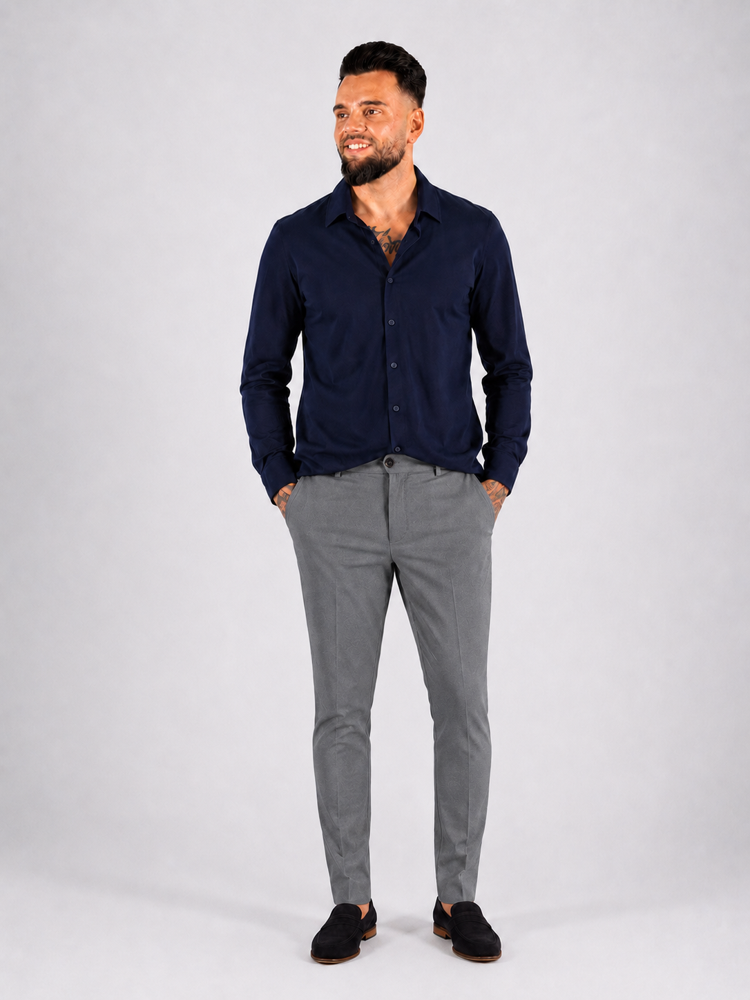 Pantalon Regular Fit Grey - Frankie's