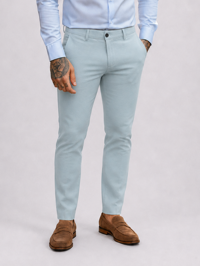 Super stretch pantalon light green