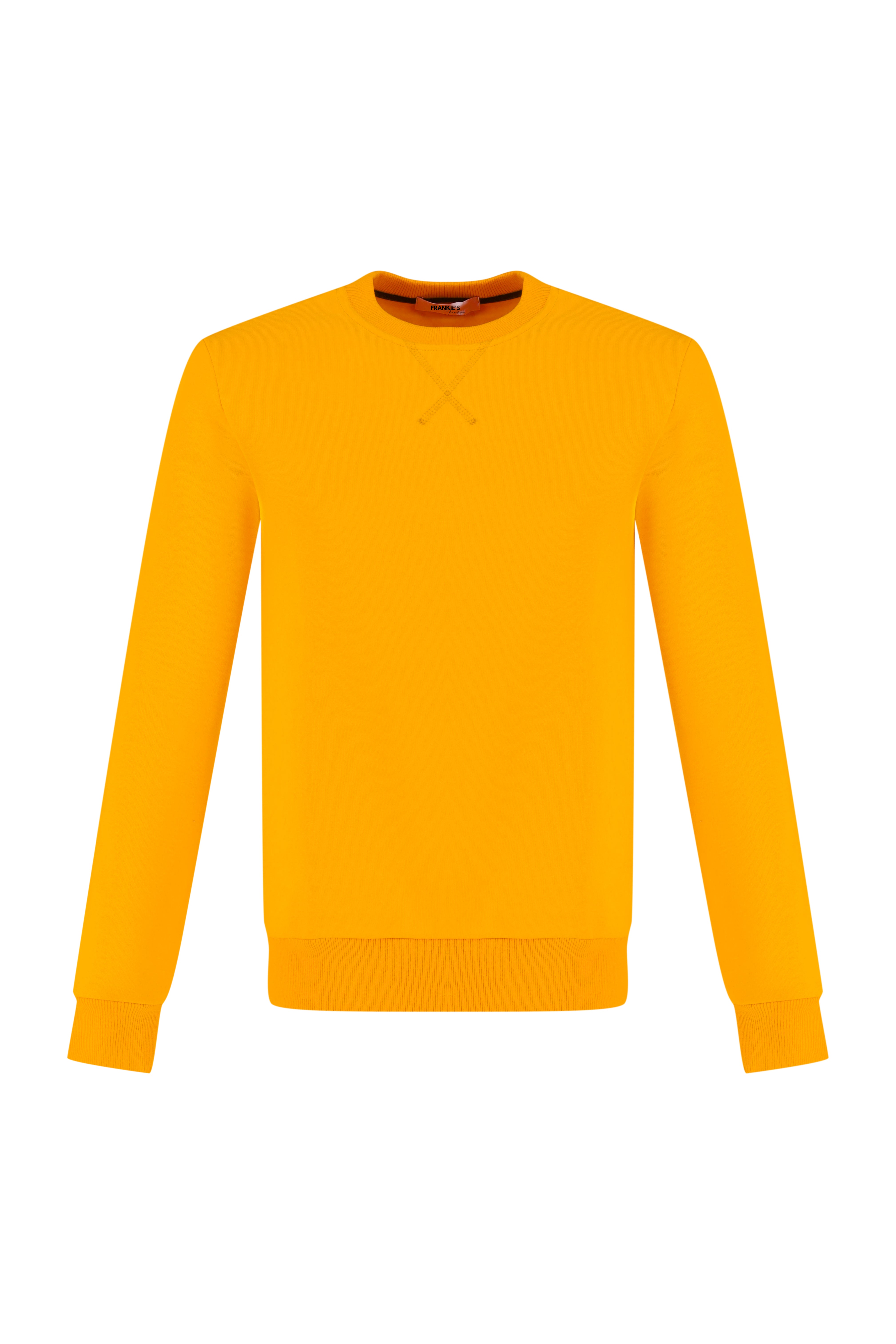 Crewneck Sweatshirt, Plain - Yellow