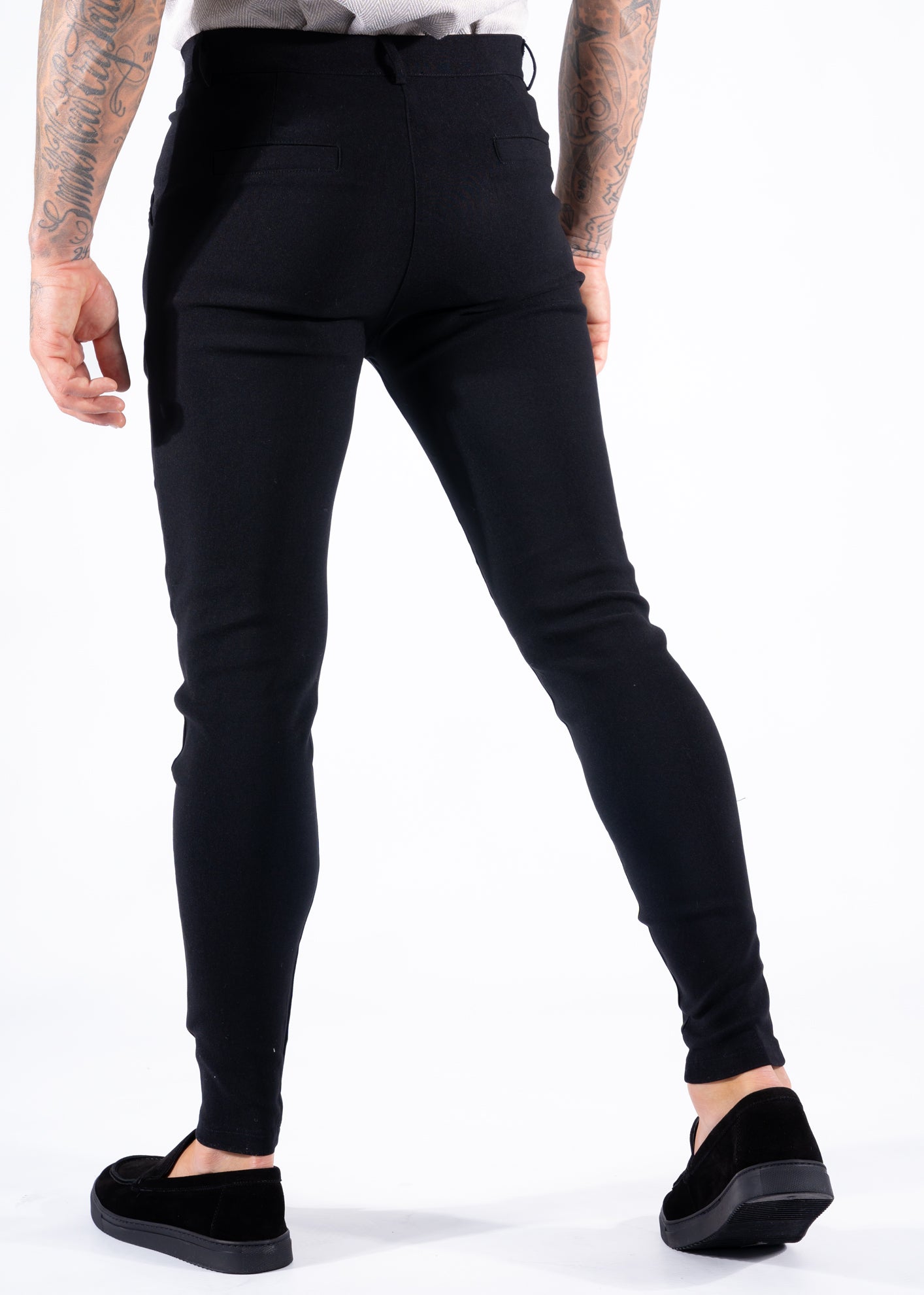 Super stretch pantalon black