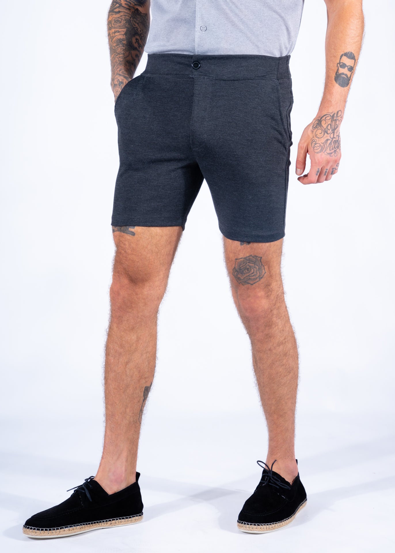 Short jogger super stretch grey