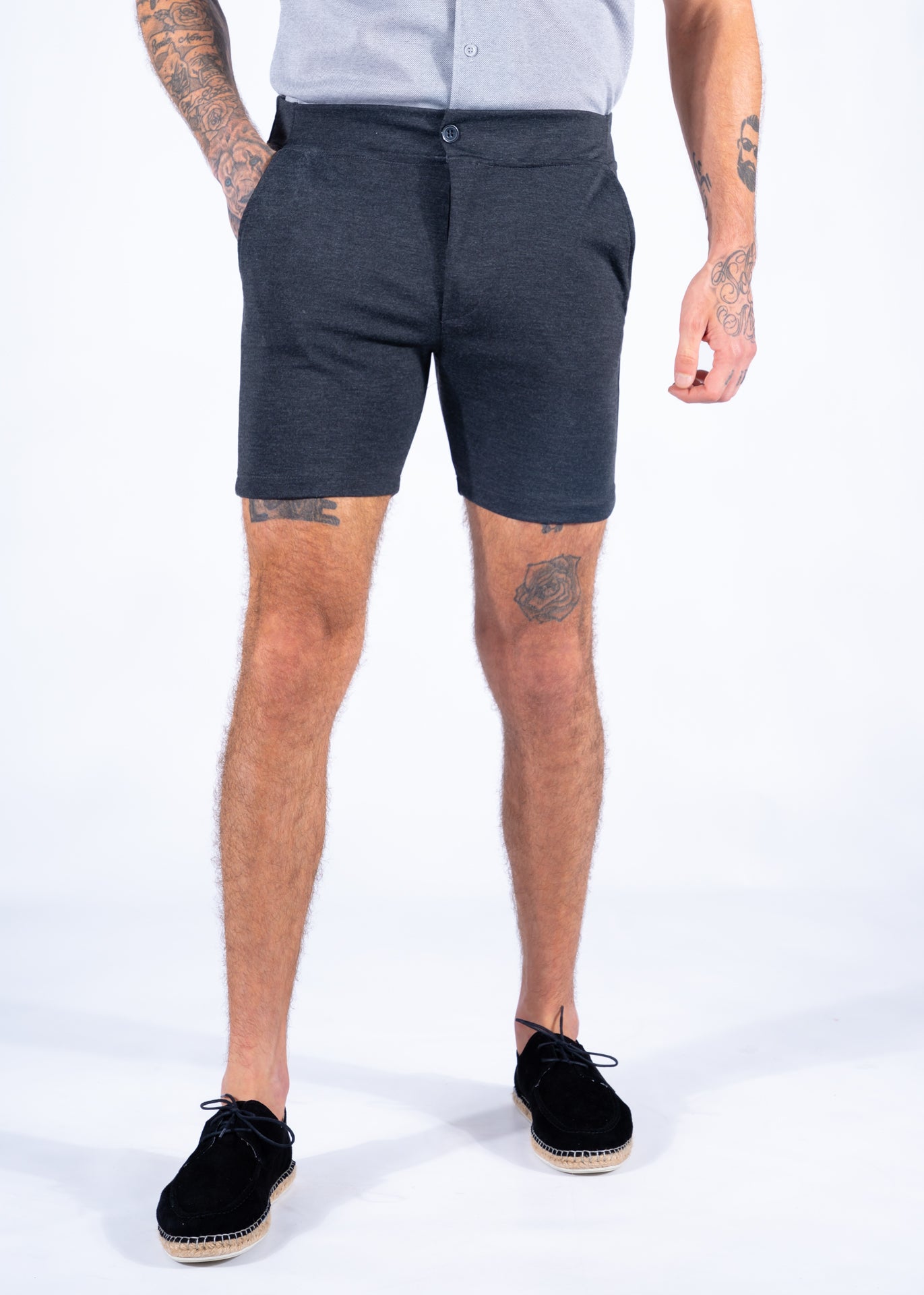 Short jogger super stretch grey