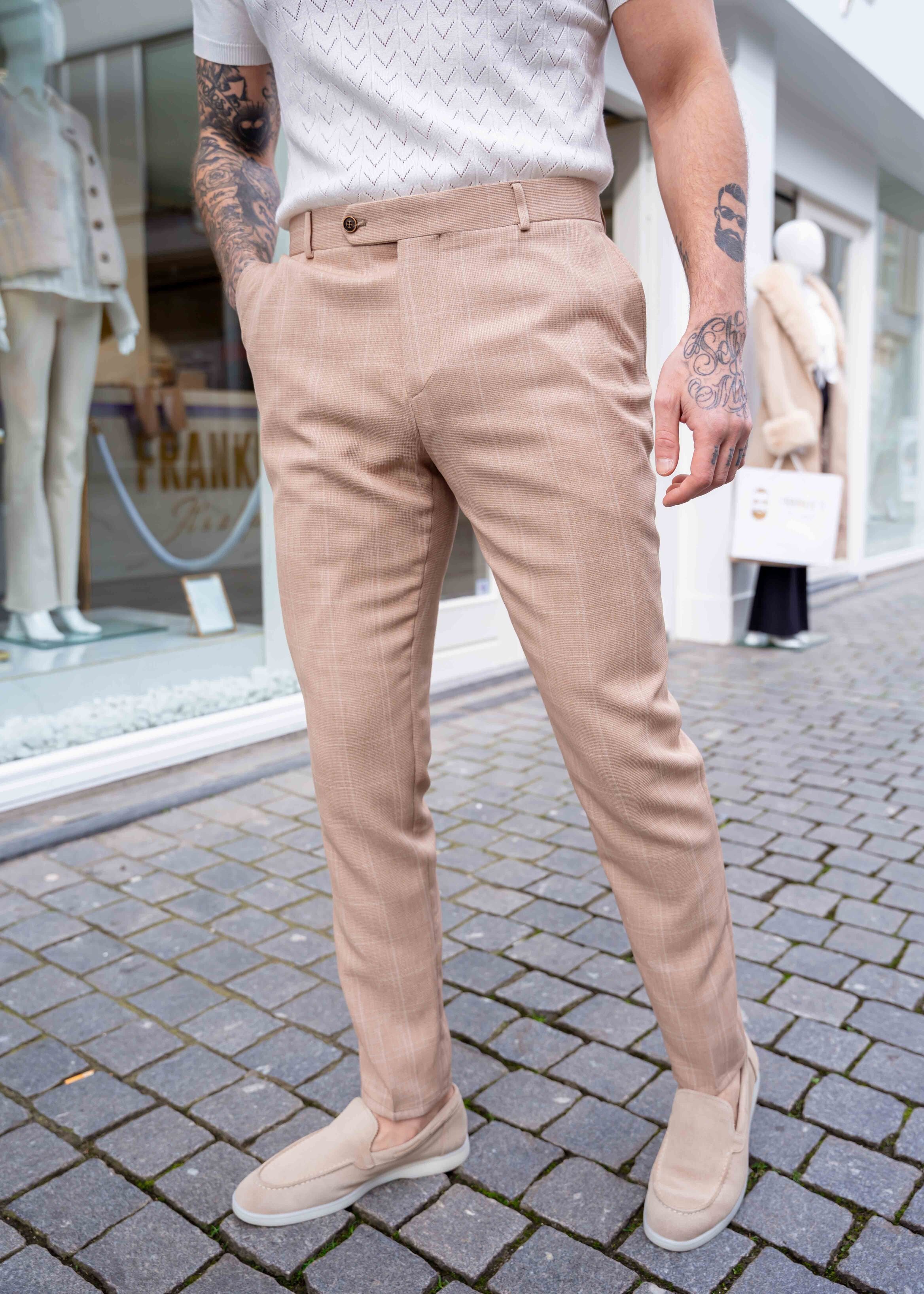 Hose Oxford Kamel