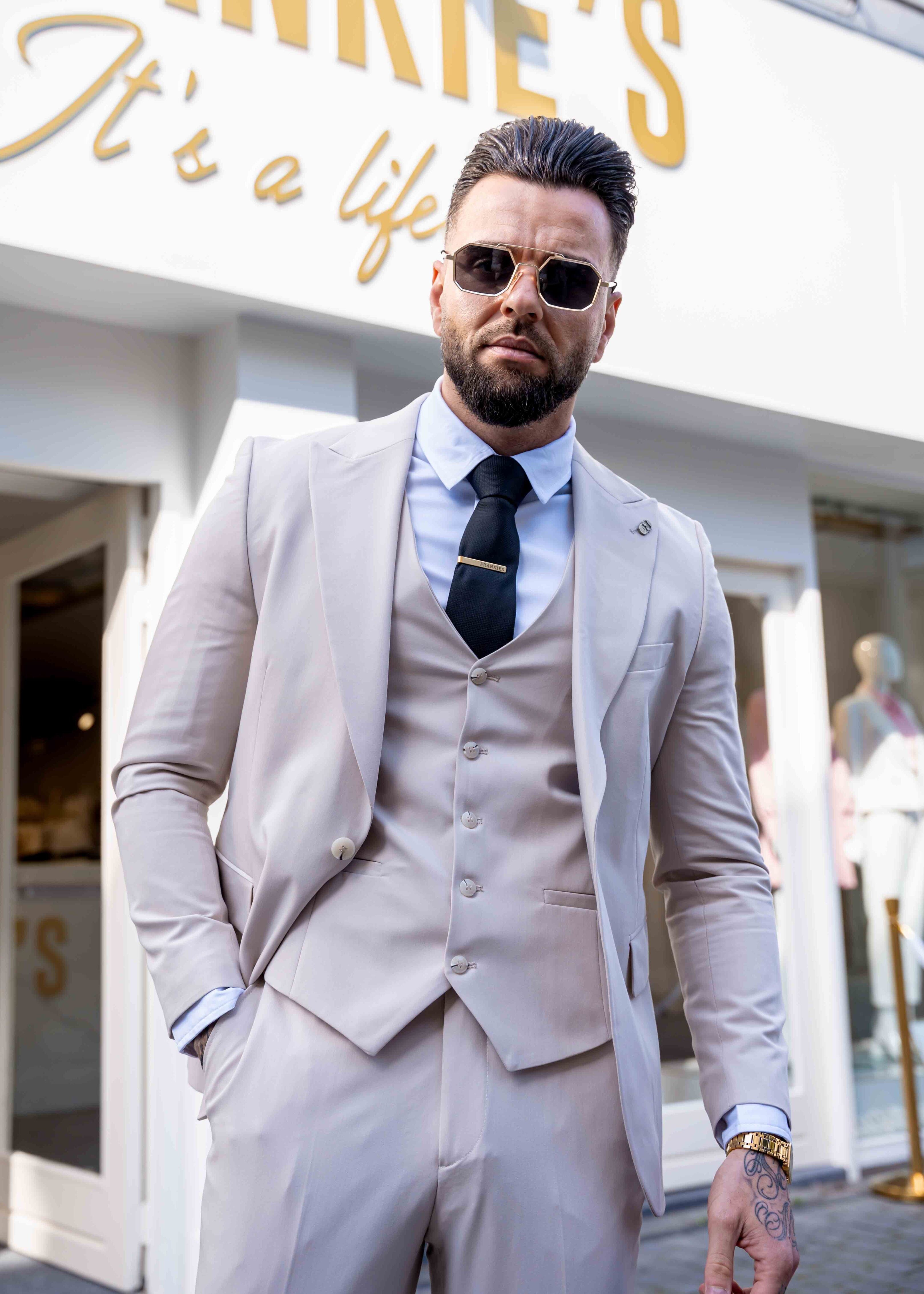 Suit three piece Cayenne beige