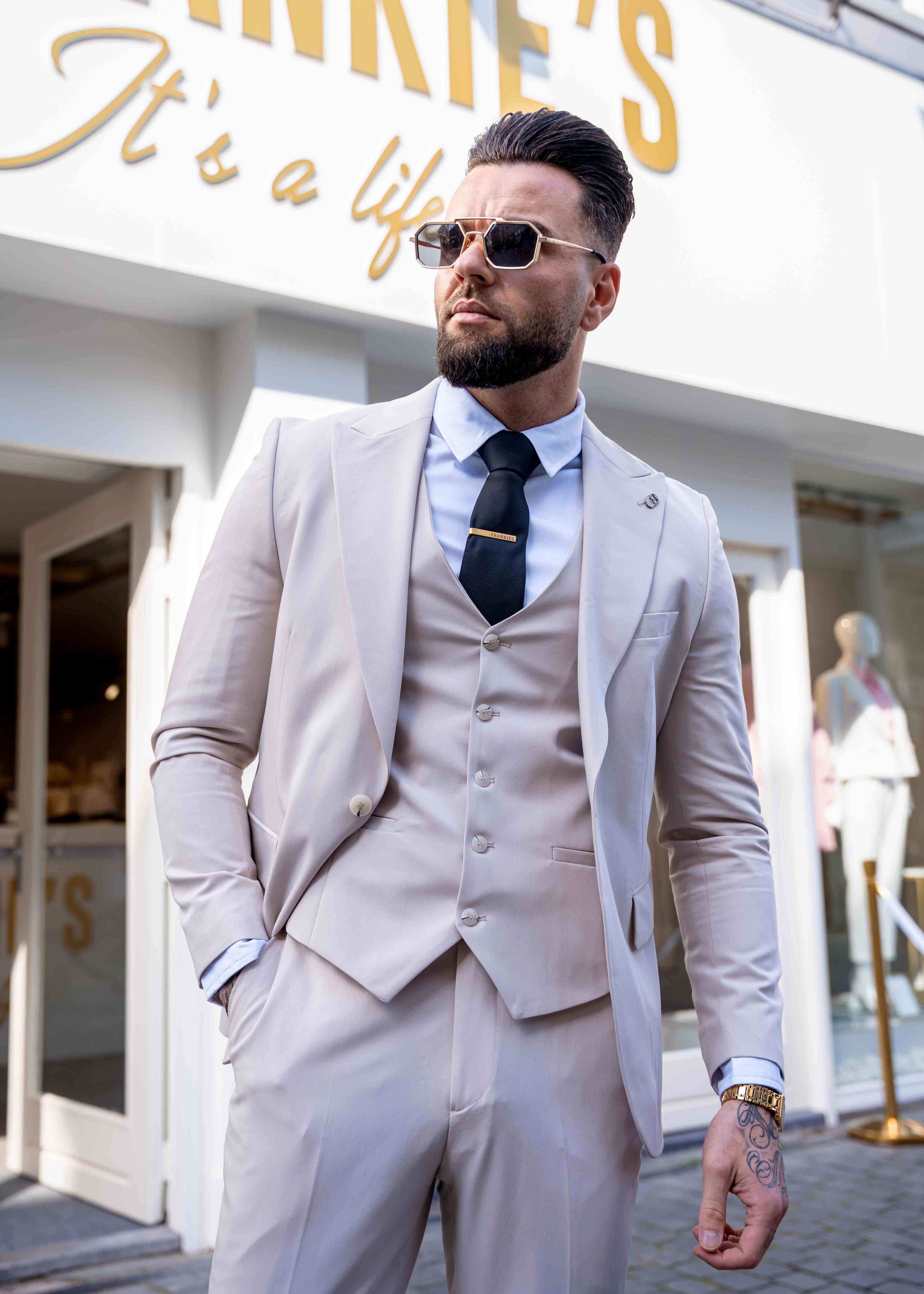 Suit three piece Cayenne beige