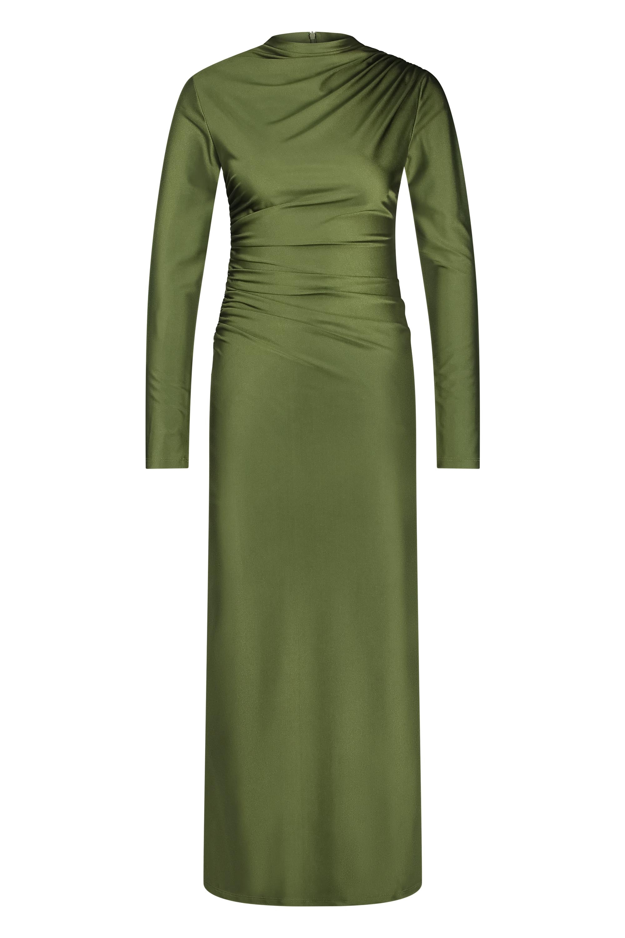 Maxi-Bodycon-Kleid Verona Khaki