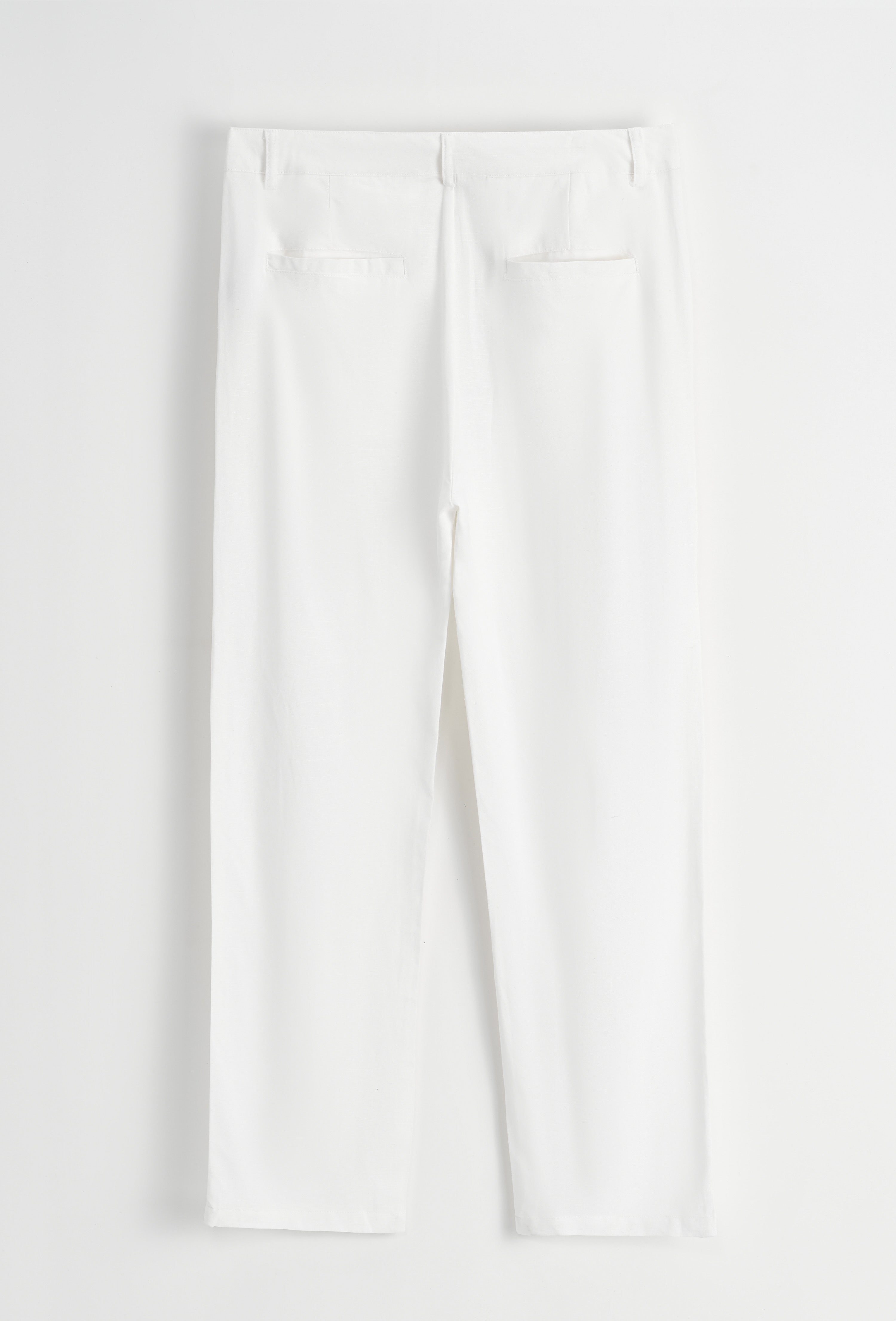 Pantalon linen white