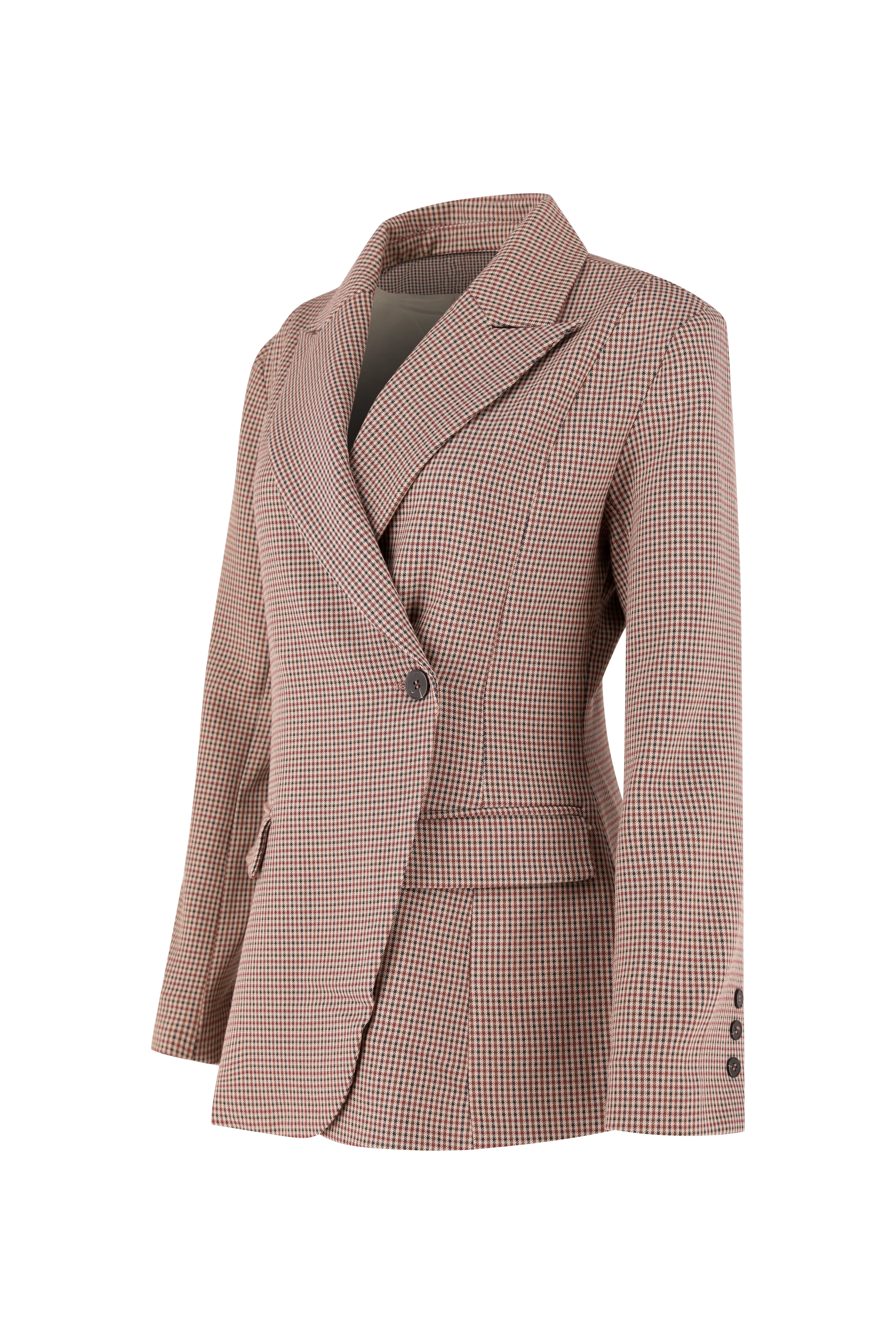 Fine Houndstooth DB Jacket
