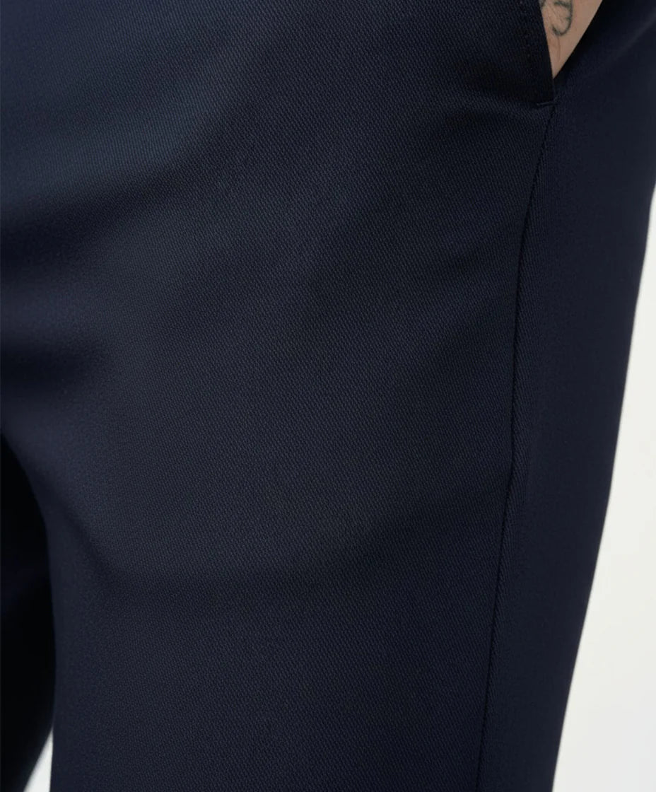 Pantalon chic straight fit navy blue - Frankie's