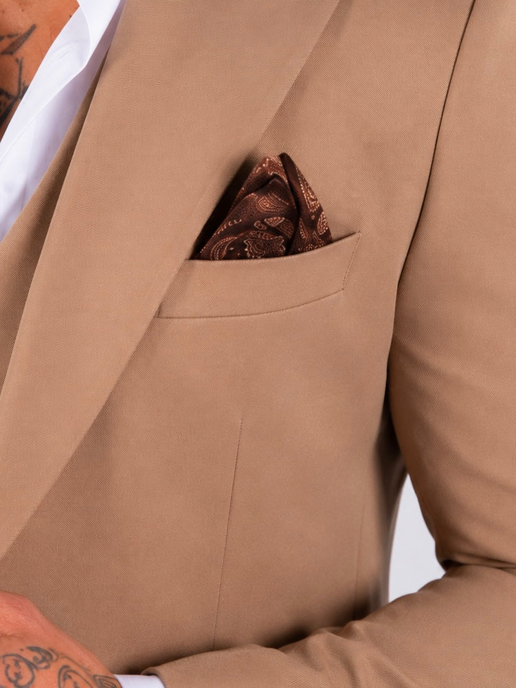Suit Three Piece Valencia Camel