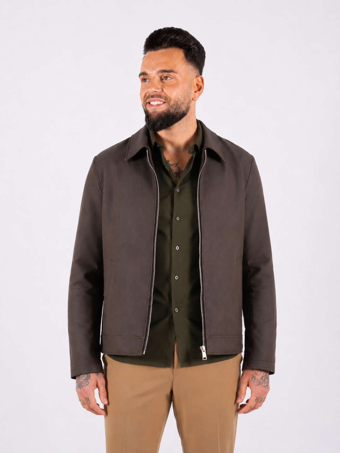 Smart Harrington jacket - Green