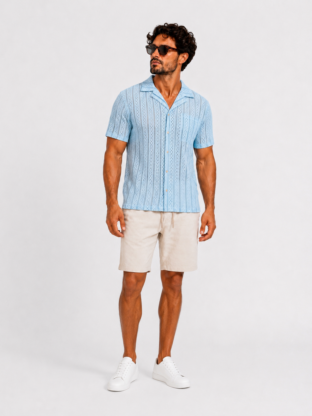Shirt Coachella light blue - Frankie's