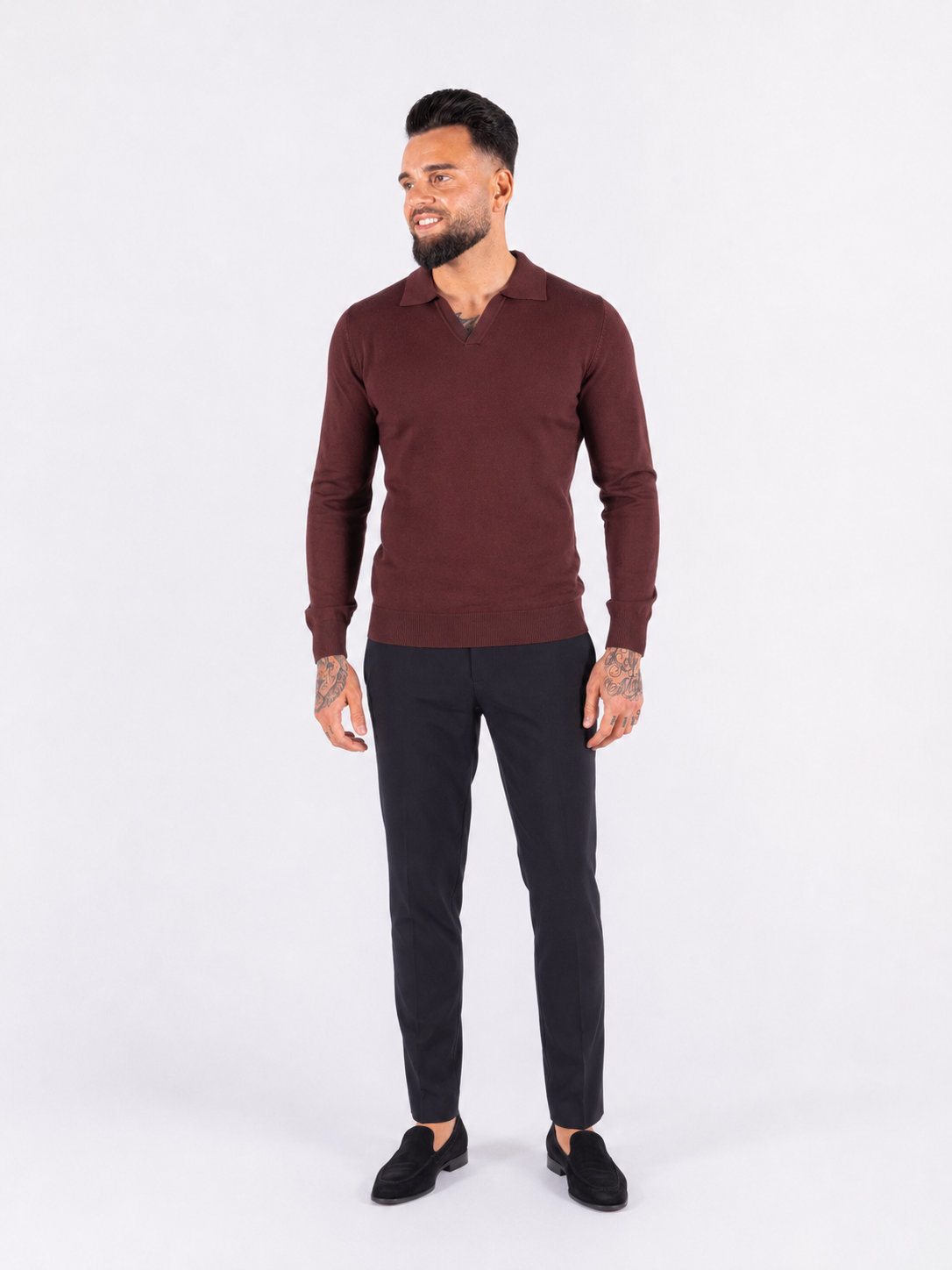 Polo Knitwear Long Sleeve Brown - Frankie's