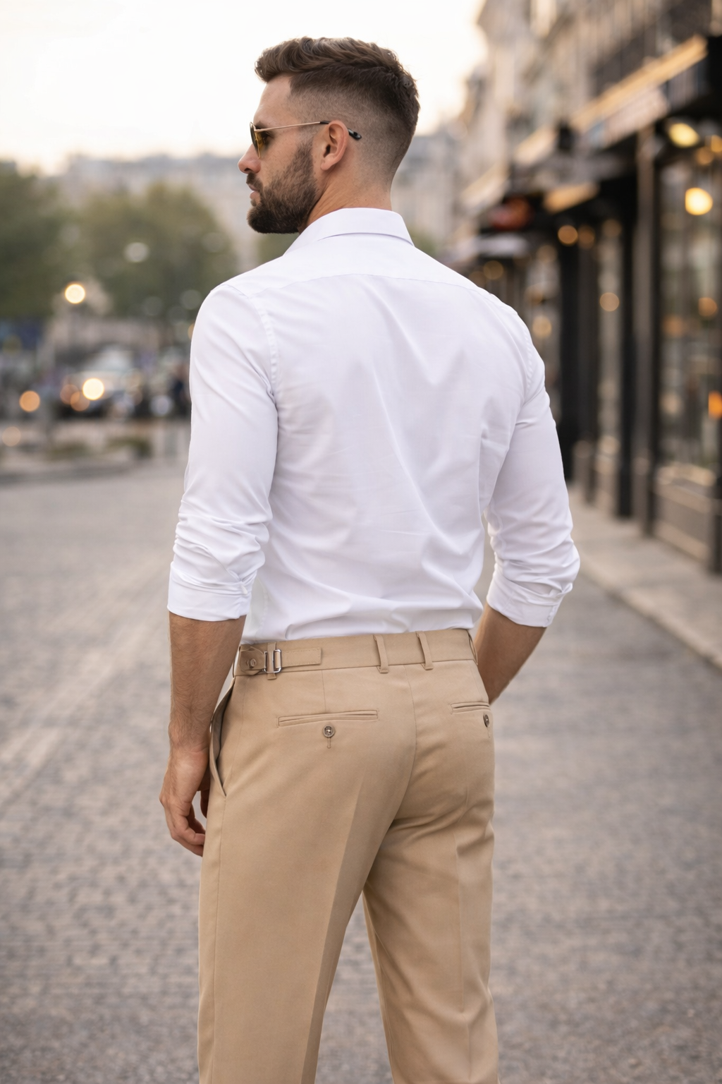 Pleated Pantalon - Camel - Frankie's