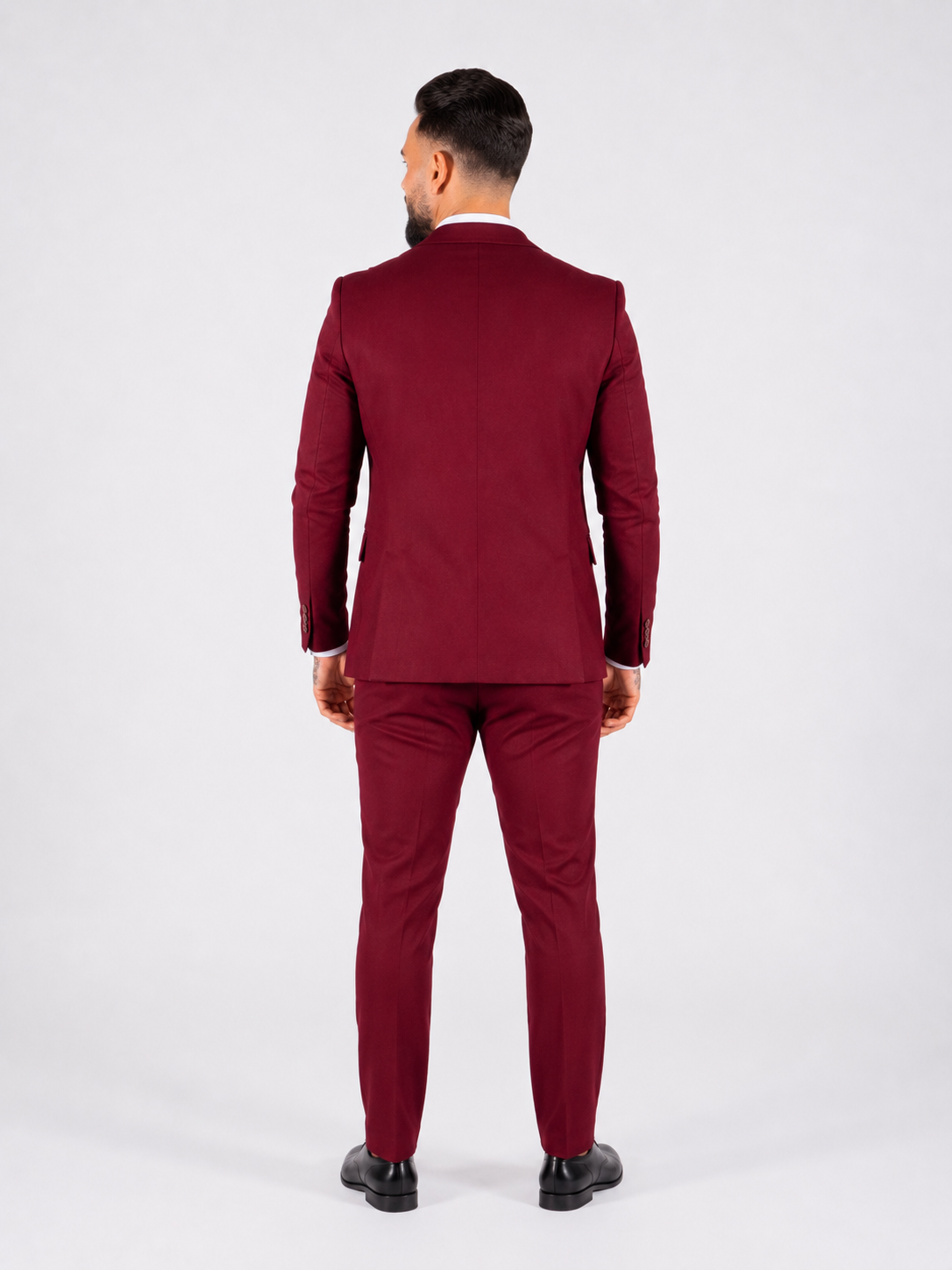 Suit Three Piece Havana Bordeaux Rood - Frankie's