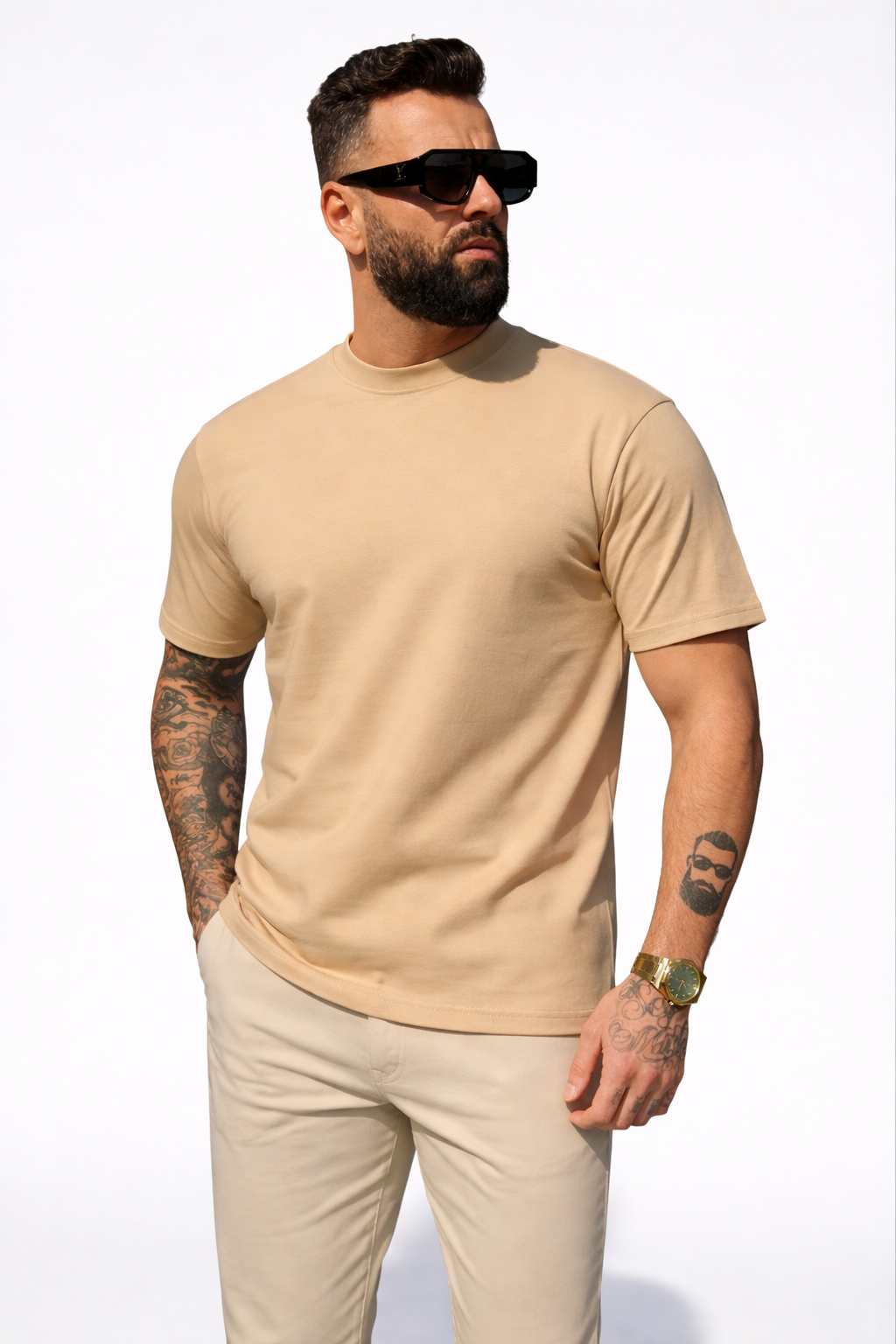 Frankies T-Shirt Camel - Frankie's