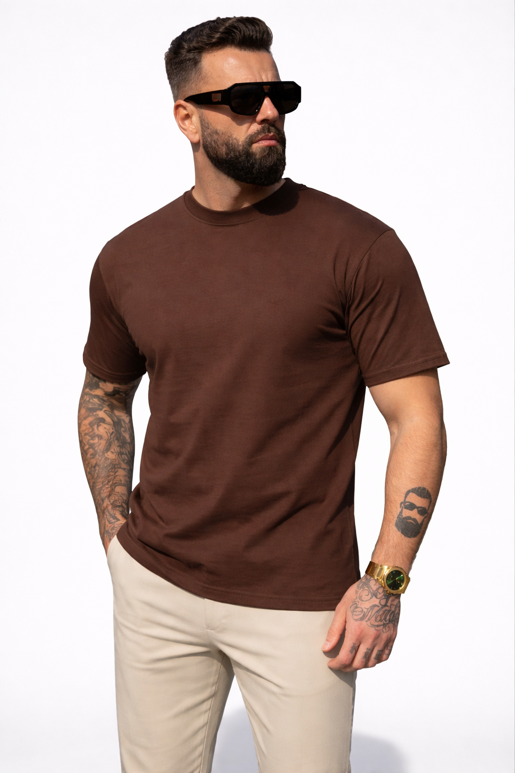 Frankies T-Shirt Brown - Frankie's