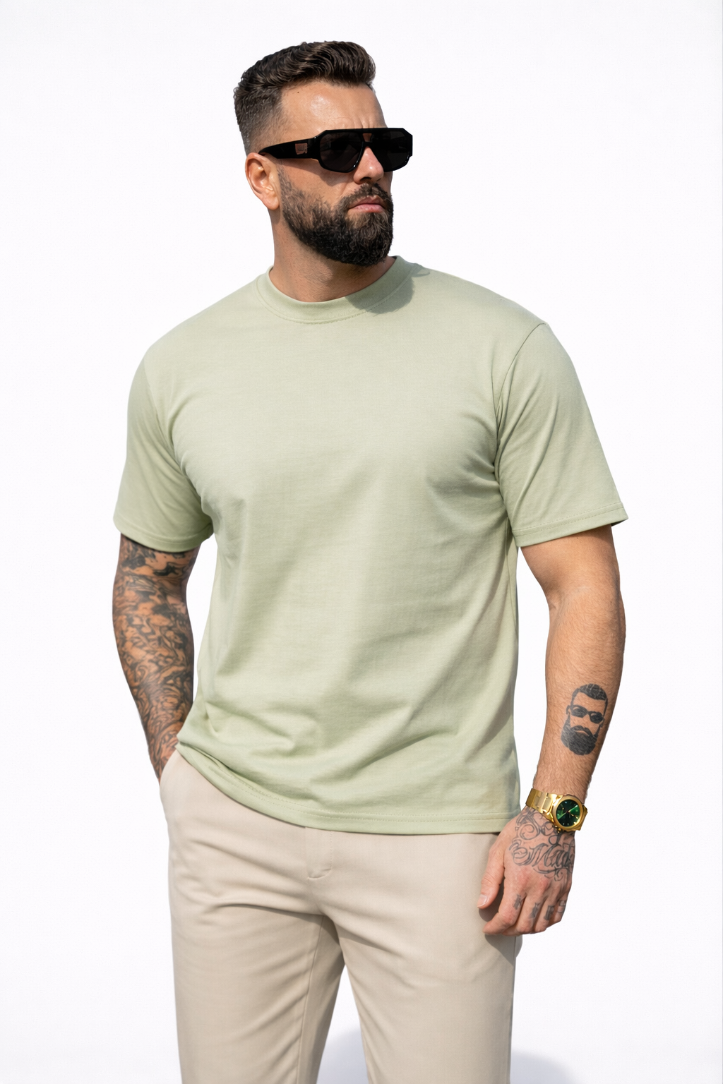 Frankies T-Shirt Pastel Green - Frankie's