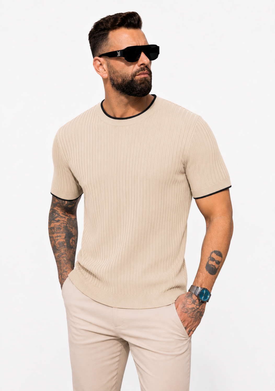 Frankies Essential Tee Beige - Frankie's