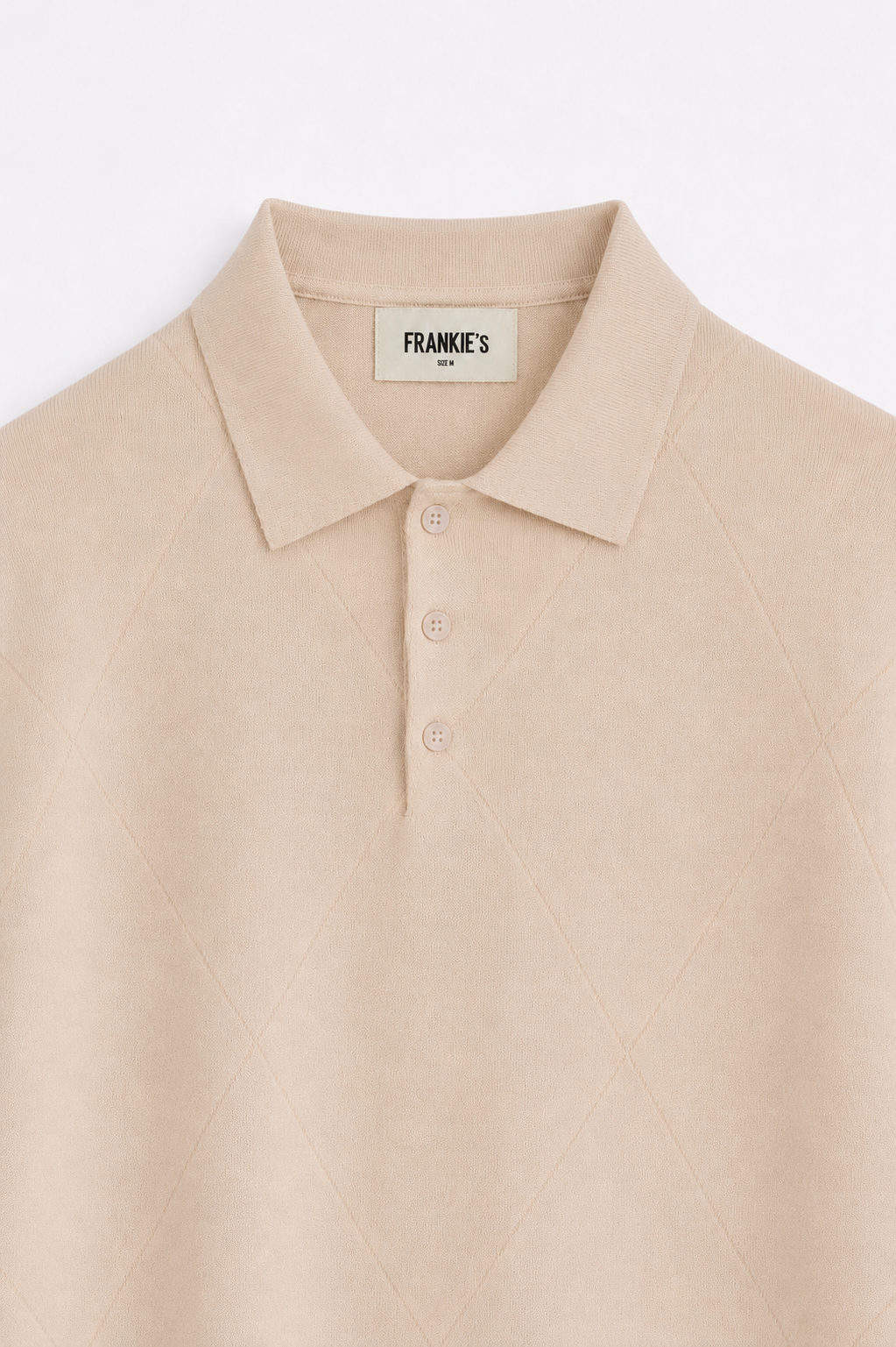Frankies Signature Polo Beige