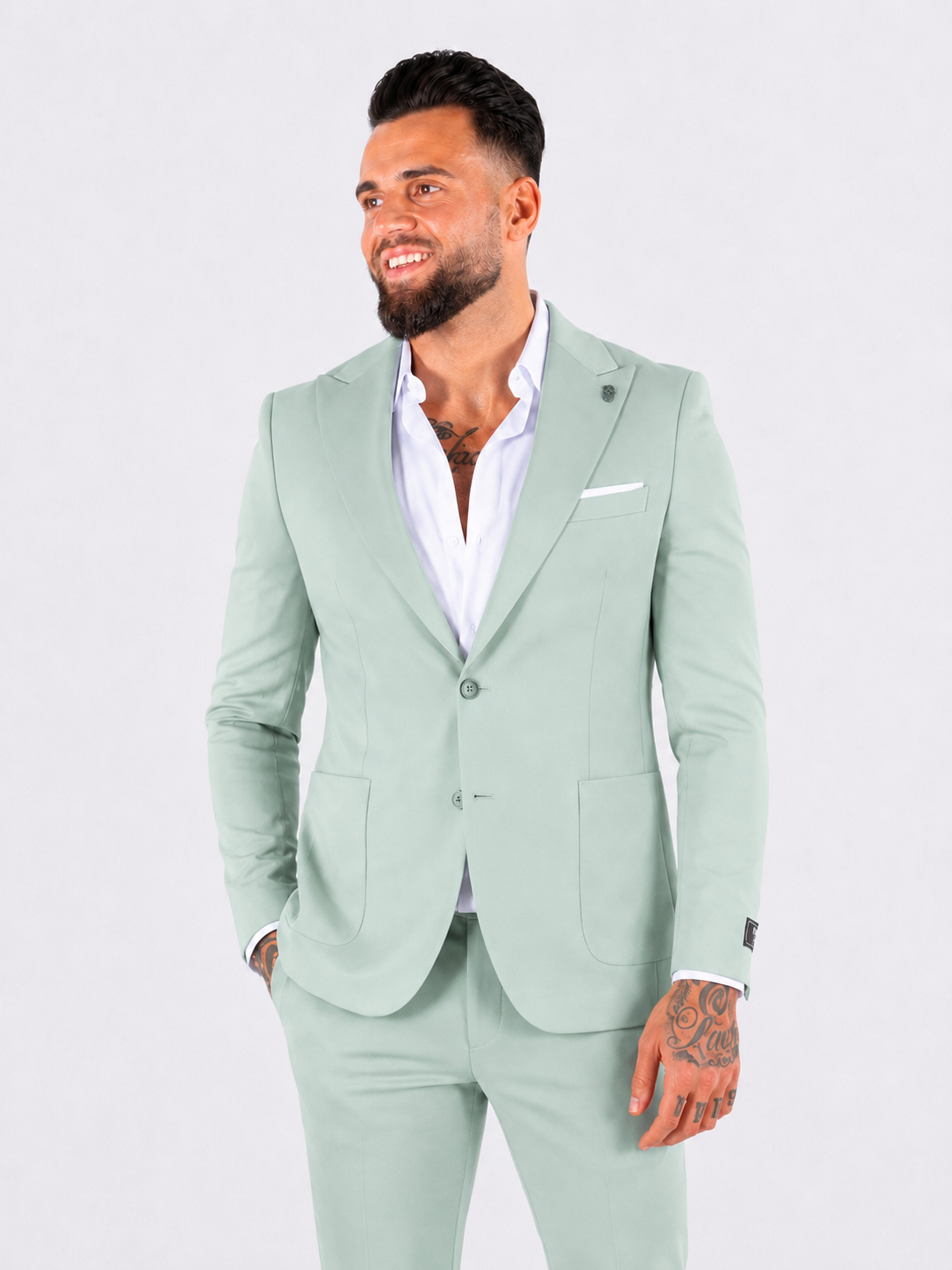 Suit two piece Ibiza mint green
