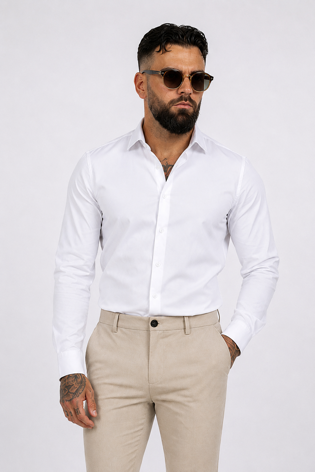 Overhemd Slim Fit White
