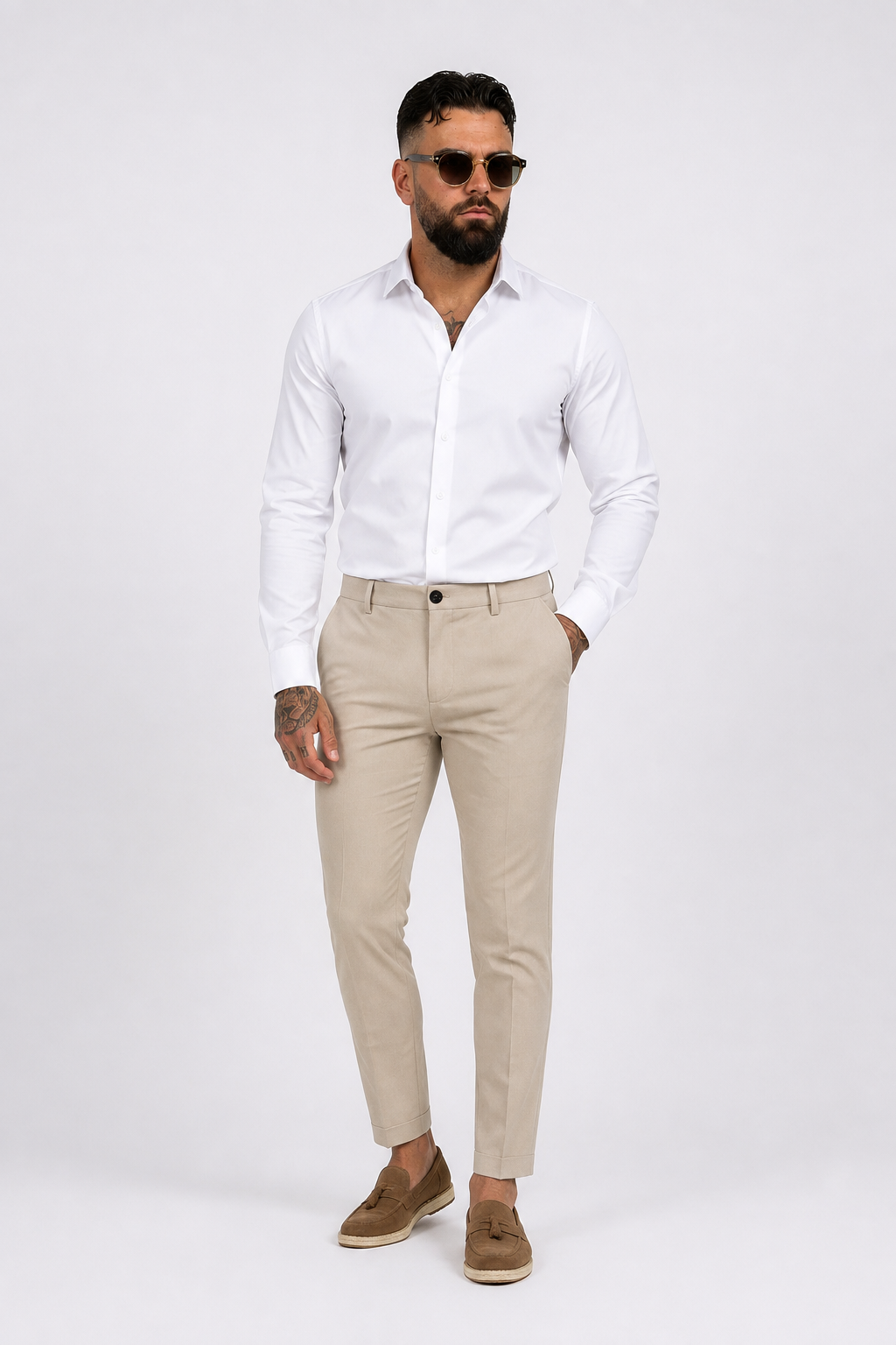 Overhemd Slim Fit White