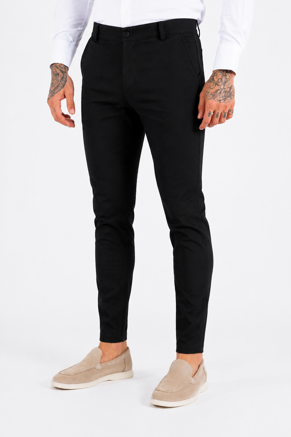 Pantalon super stretch noir