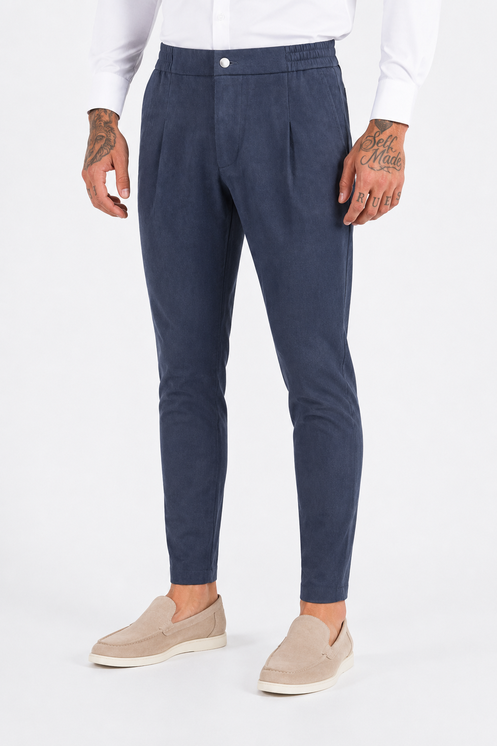 Pantalon fuselé - Bleu marine