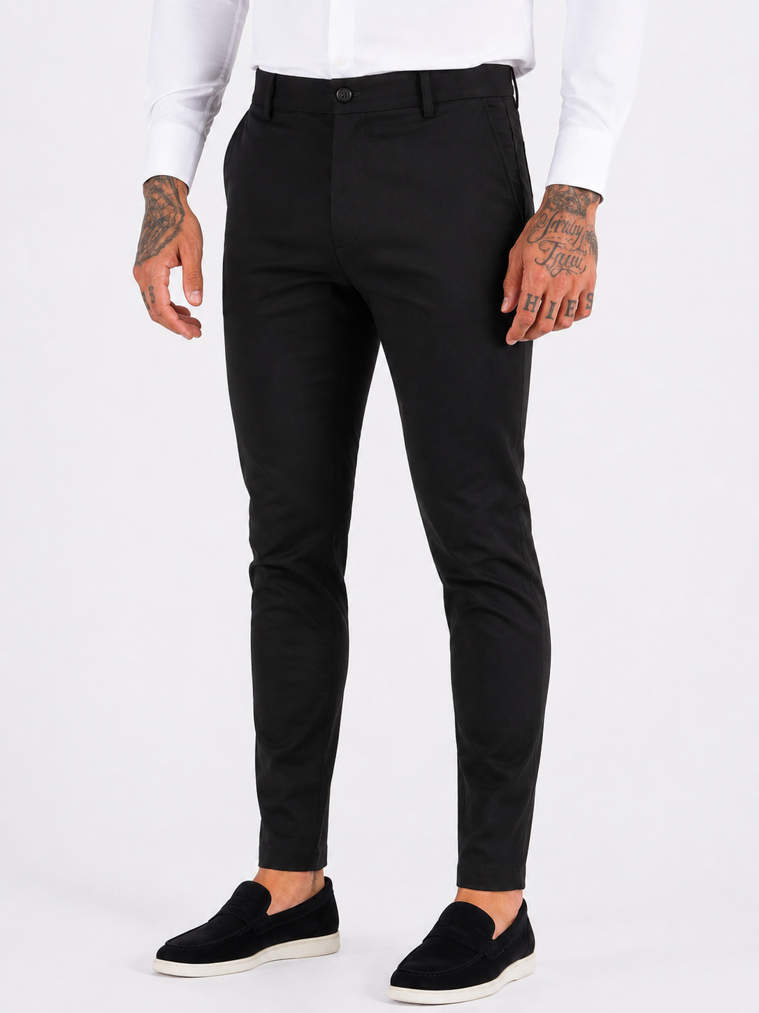 Pantalon slim sur mesure - Noir
