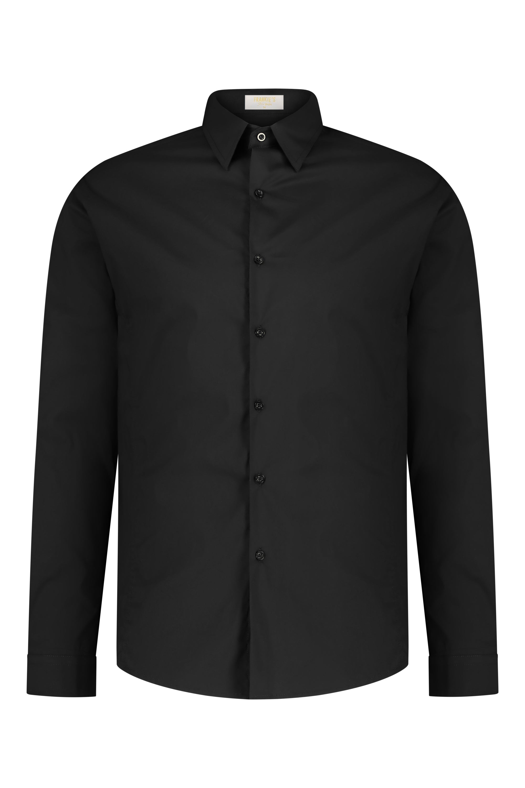 Overhemd havana stretch black