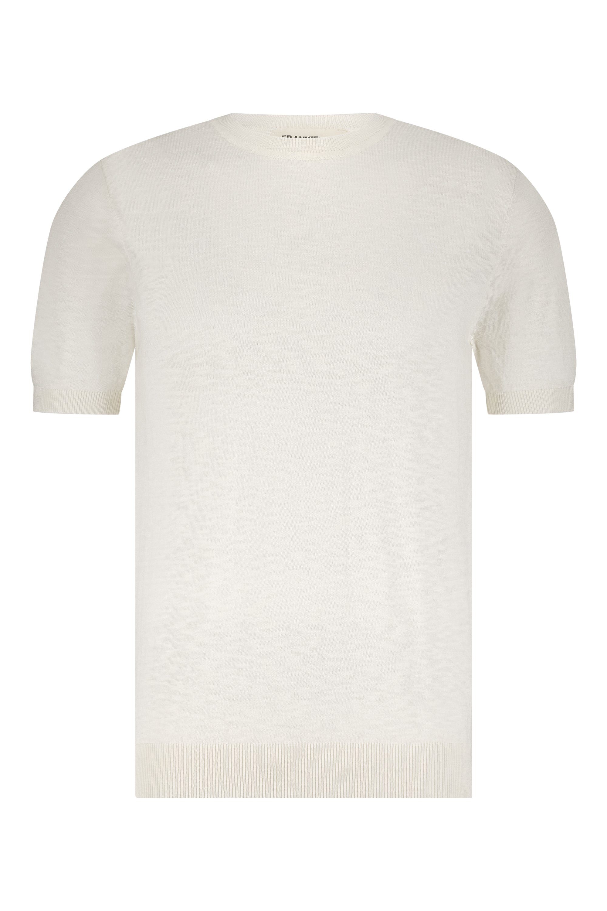 T-shirt knitwear short sleeve cream - Frankie's