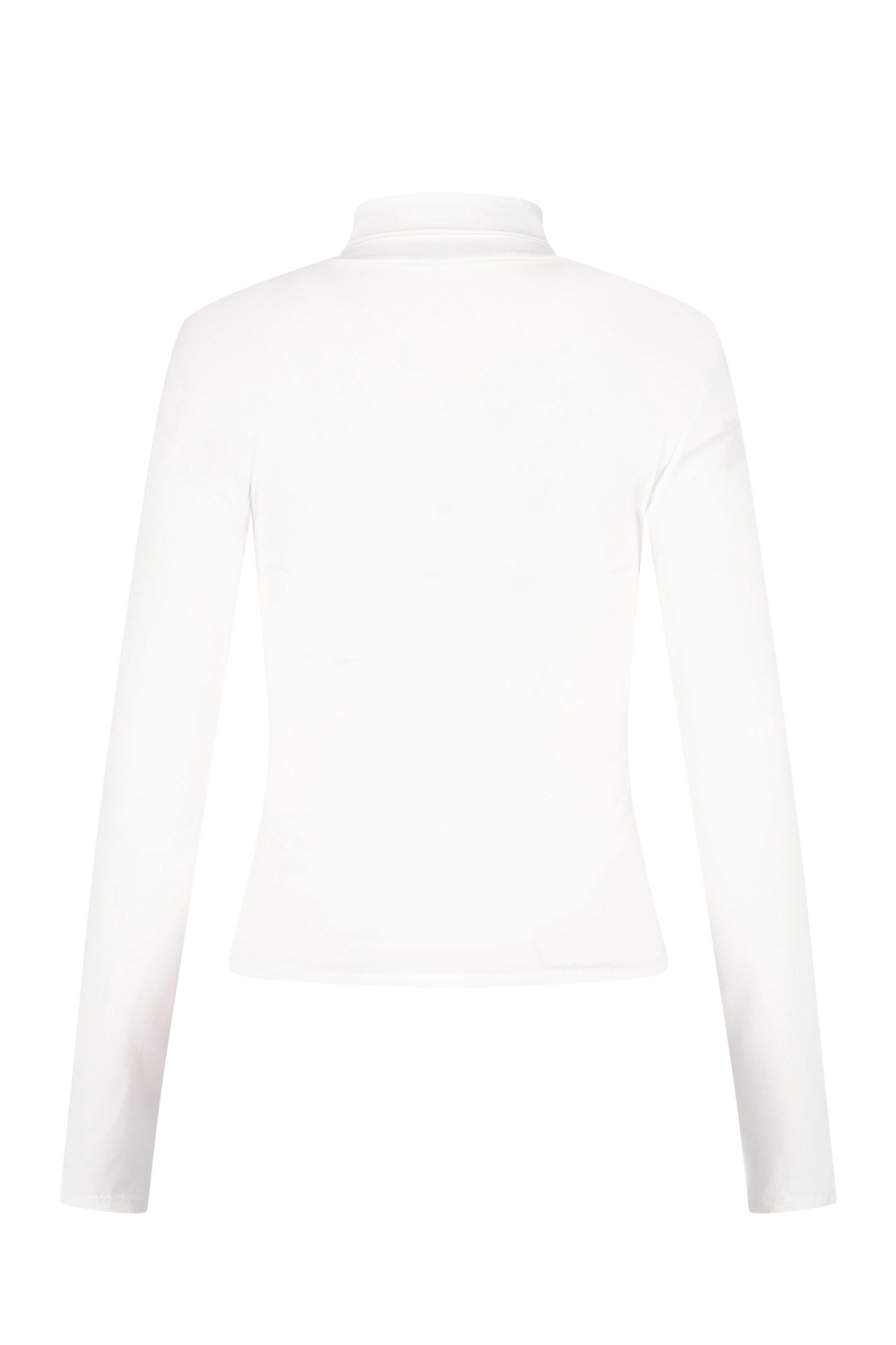 Polo Neck Knitwear - White