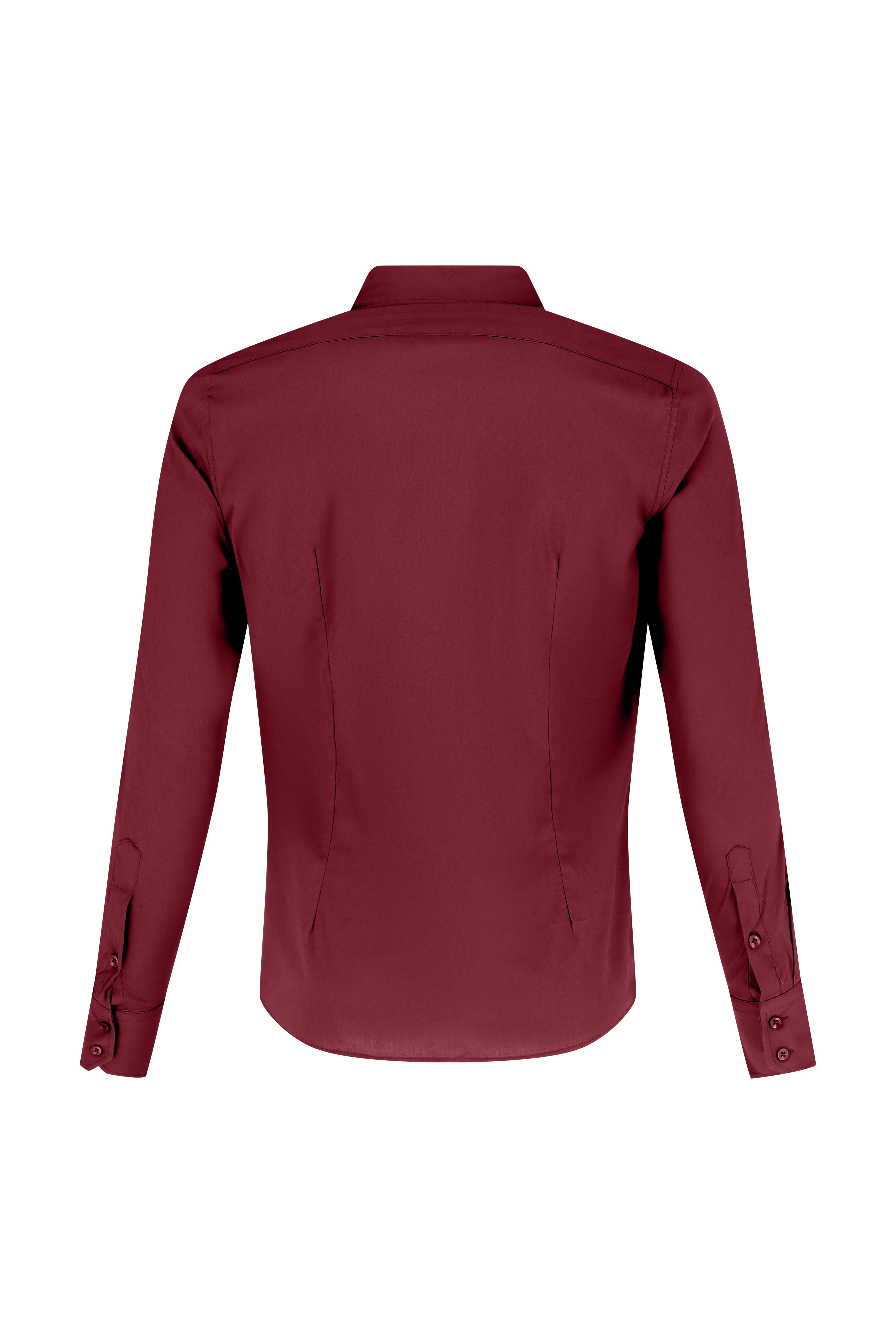 Overhemd Slim Fit - Wine Red