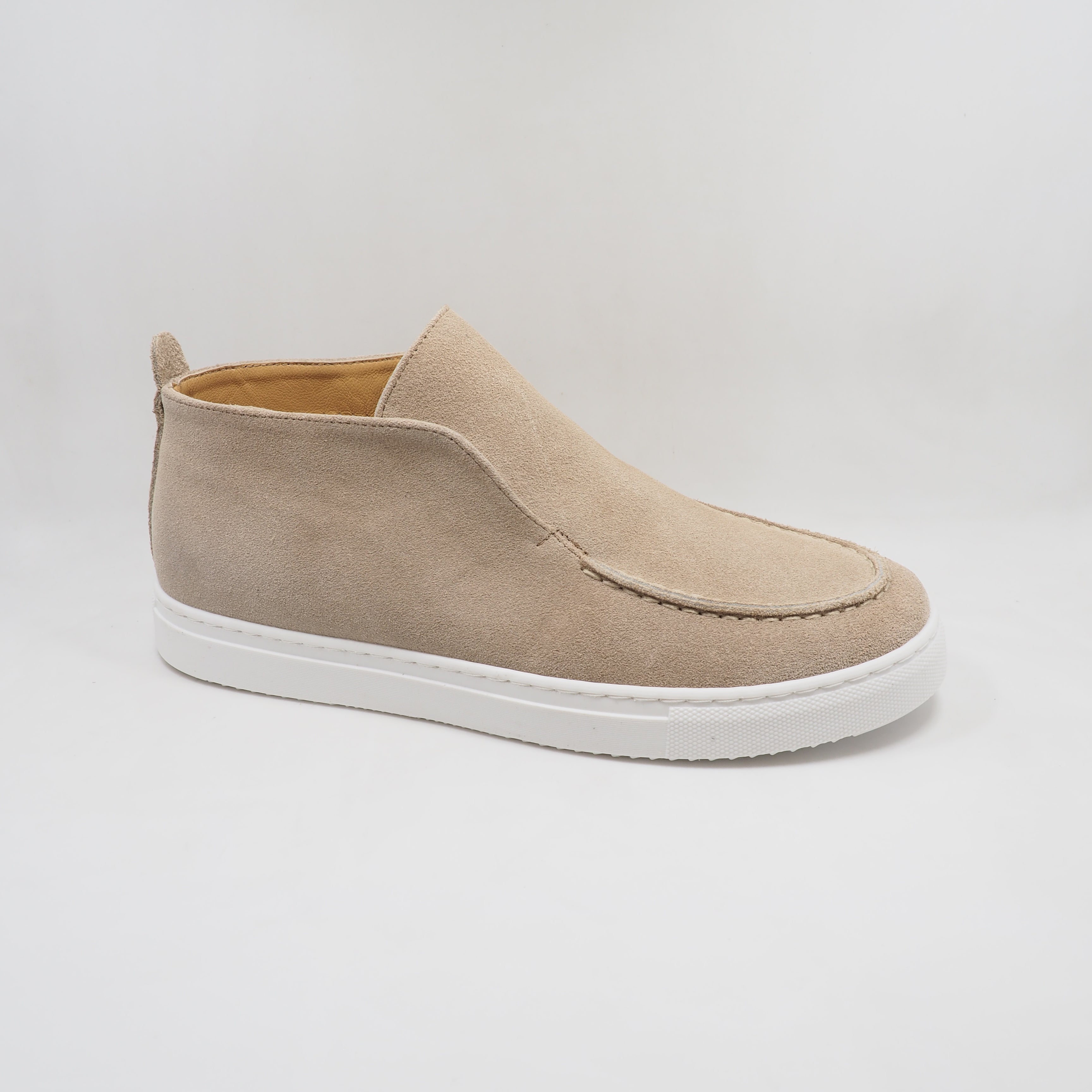 Halbhoher Ecuador-Slipper in Beige