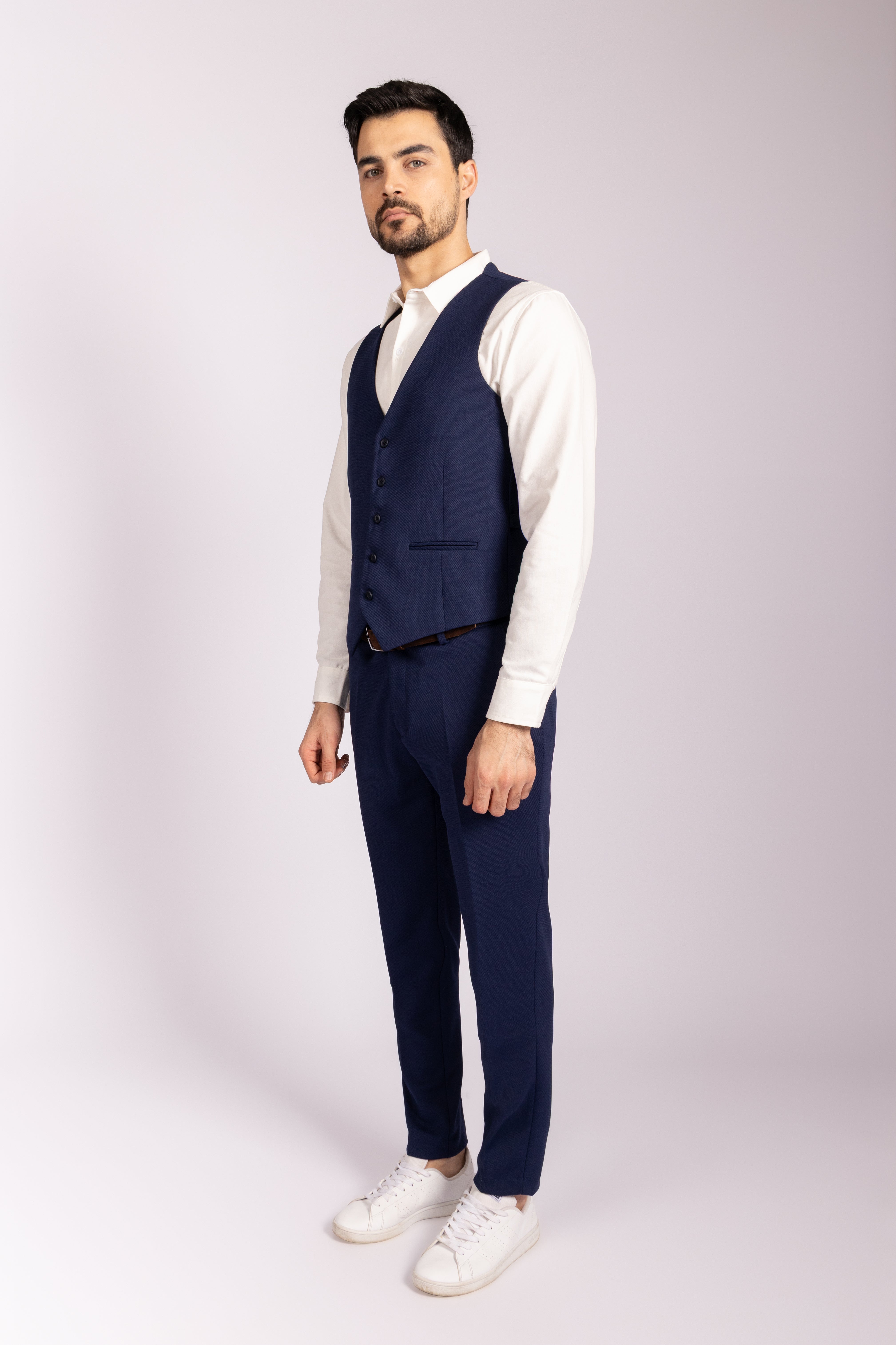 Suit Three Piece Havana Royal Blue