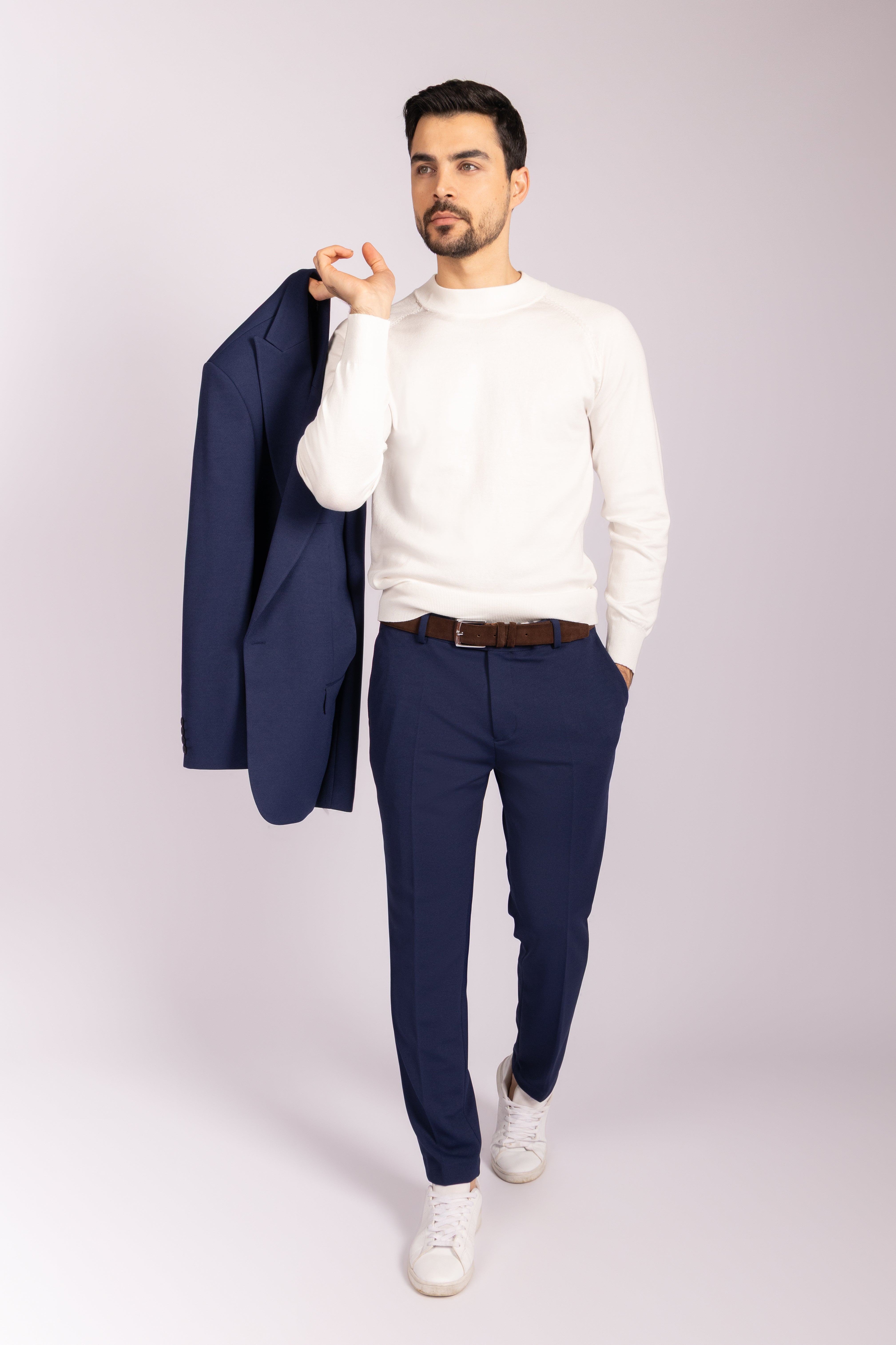 Suit Three Piece Havana Royal Blue