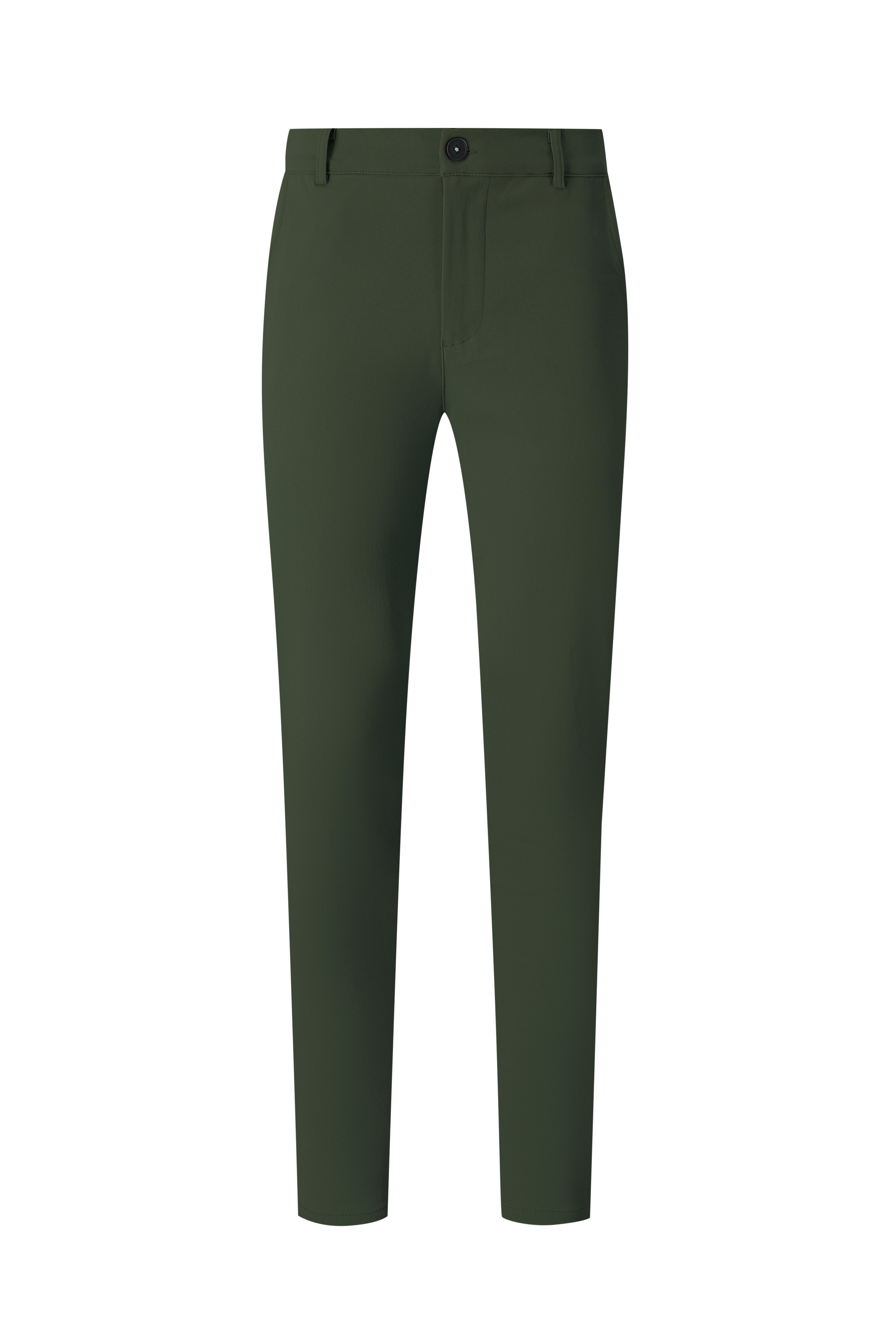 Super stretch pantalon khaki green
